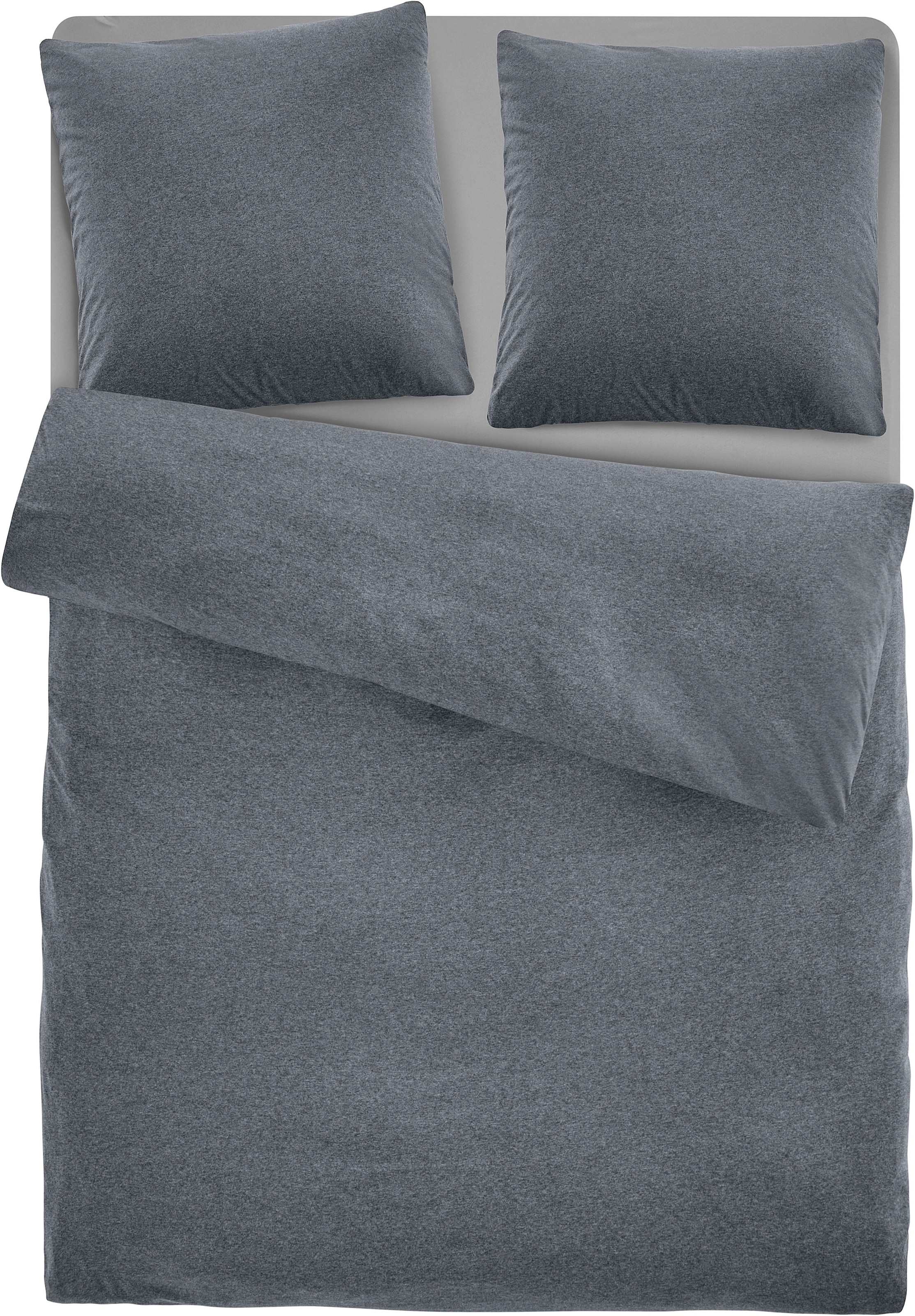 OTTO home Bettwäsche »Valje«, NEUHEIT: ab Größe 135x200 cm, Jersey Qualität in Melange-Optik