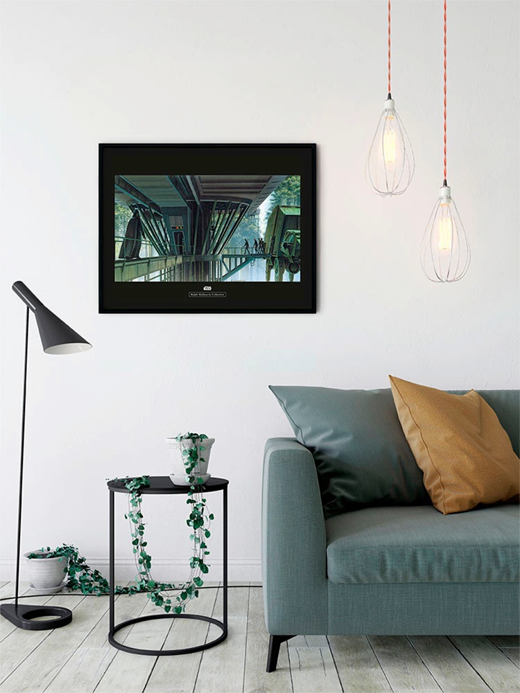 Komar Bild »Star Wars Classic RMQ Endor Dock«, Star Wars, (1 St.), Wandbild zur Dekoration im Kinderzimmer - ohne Rahmen
