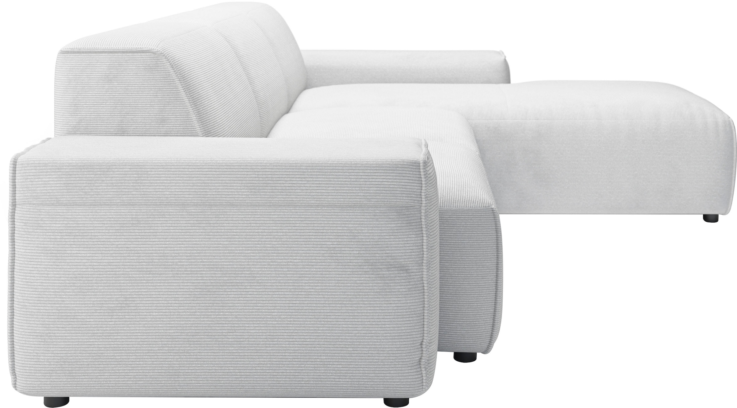 andas Ecksofa »Glimminge L-Form auch in Breitcord, Feincord + Easy care-Bezug,«, Breite 264, Zierkissen