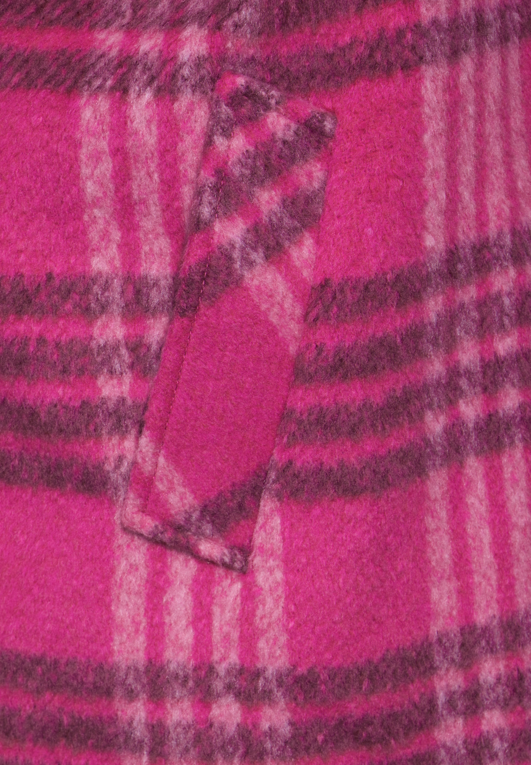 Cecil Langjacke, mit Kapuze, mit Knopfleiste