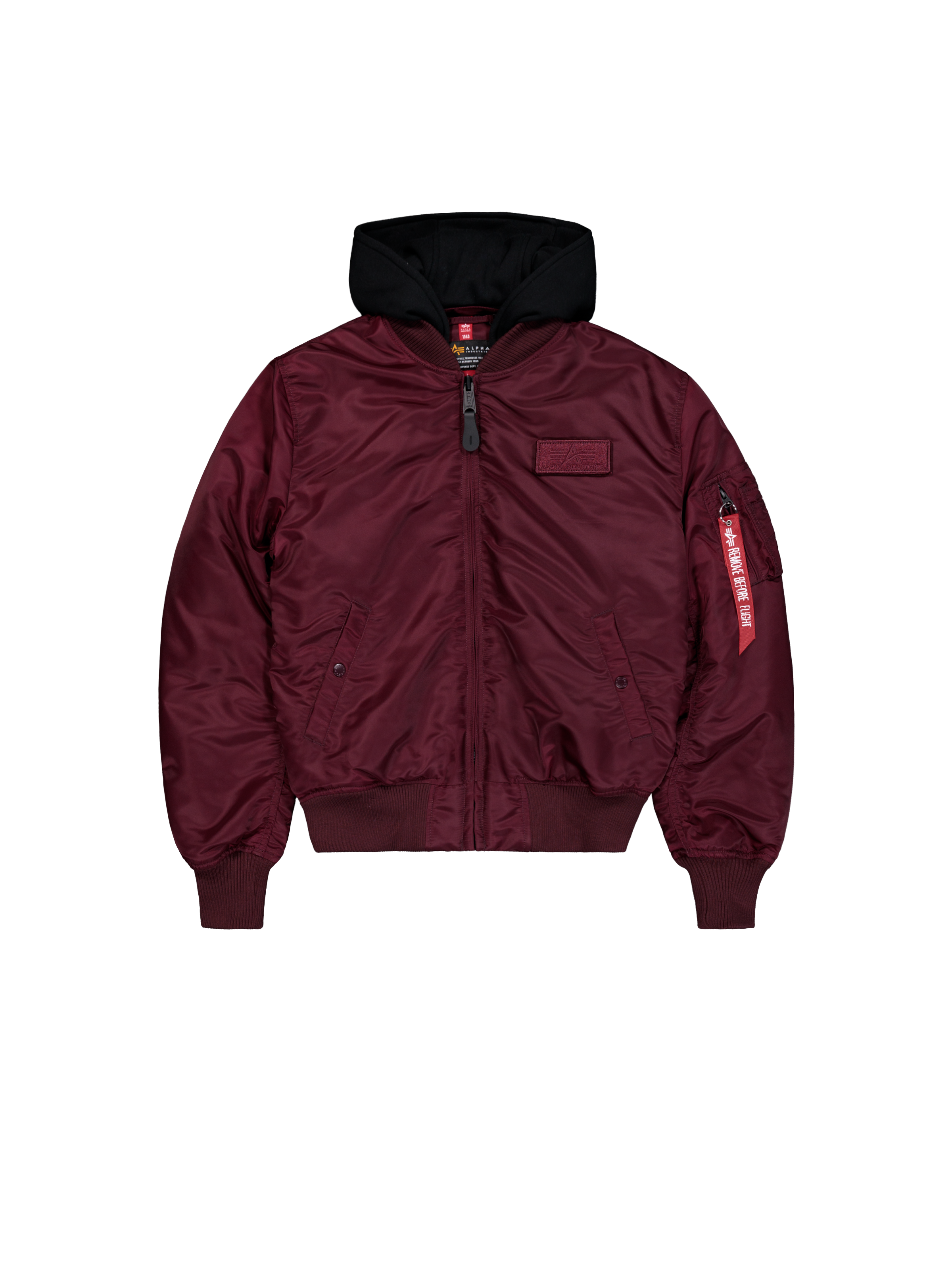 Alpha Industries Bomberjacke »MA-1 ZH Back Print«, mit Kapuze