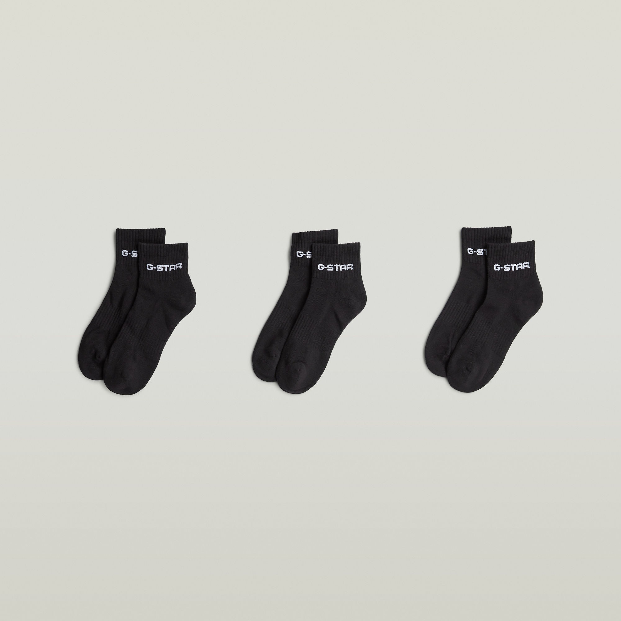 G-STAR Kurzsocken »GROVE, 3 PACK ANKLE SPORTS SOCKS« Packung, 3 Paar tlg. mit Logo-Jacquard
