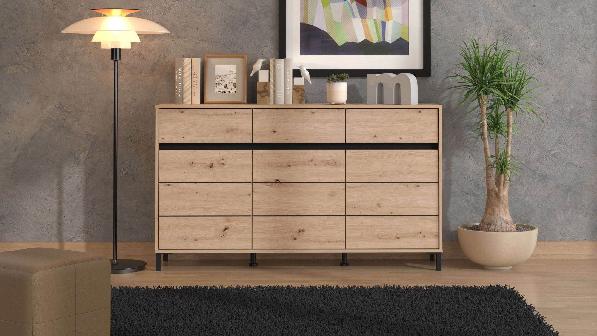 INOSIGN Sideboard "Marron, Kommode, vielseitig einsetzbar", Breite/Höhe 157 günstig online kaufen
