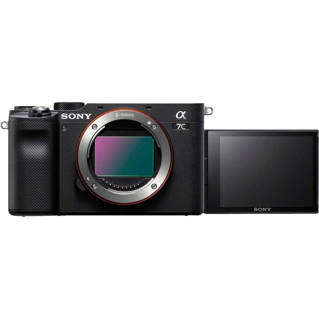 Sony Vollformat-Digitalkamera »ILCE-7CB  A7C«, 24,2 MP, 4K Video, 5-Achsen Bildstabilisierung, NFC, Bluetooth, nur Gehäuse