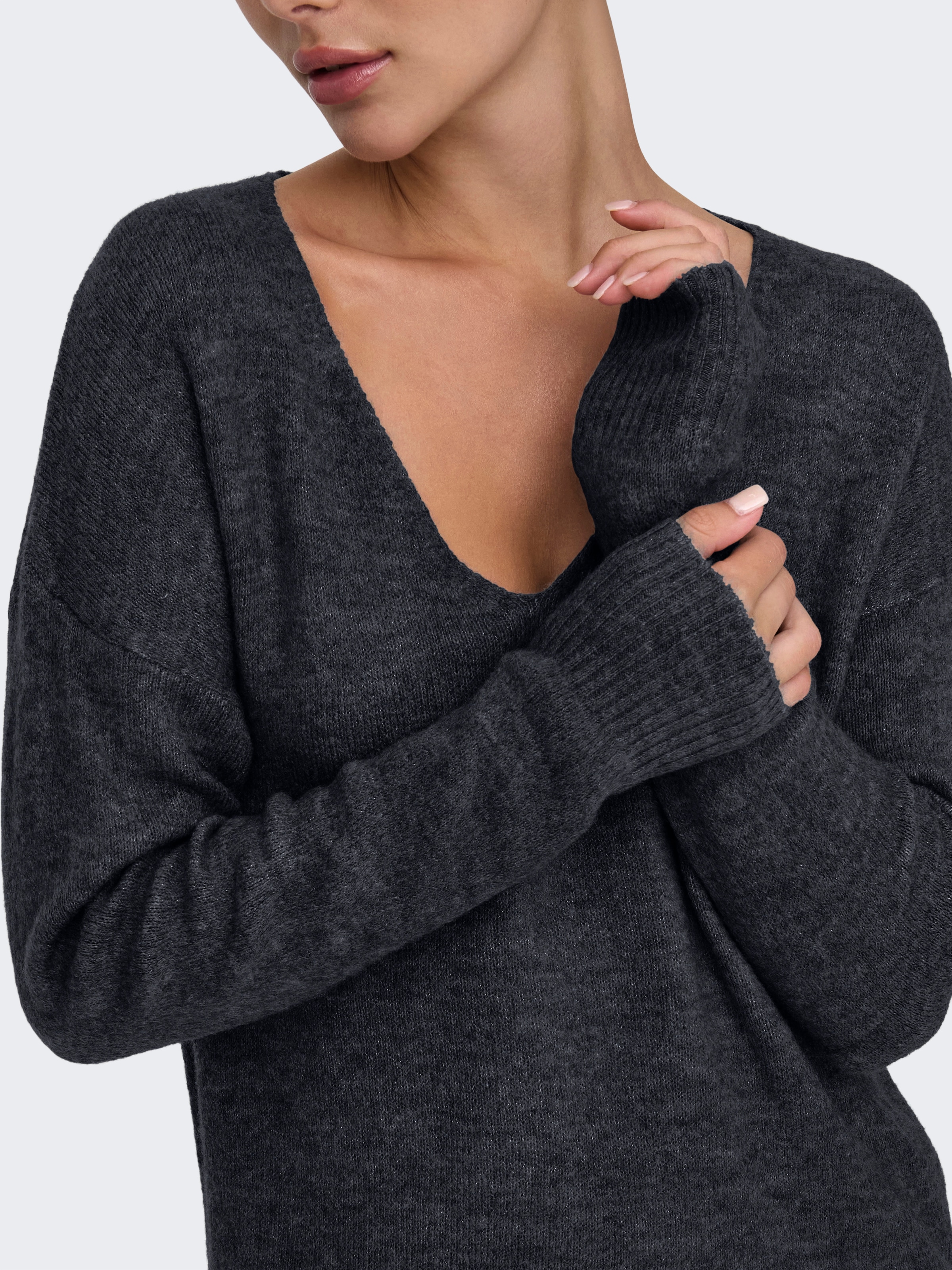 JDY V-Ausschnitt-Pullover »JDYELANORA L/S V-NECK PULLO. KNT NOOS«