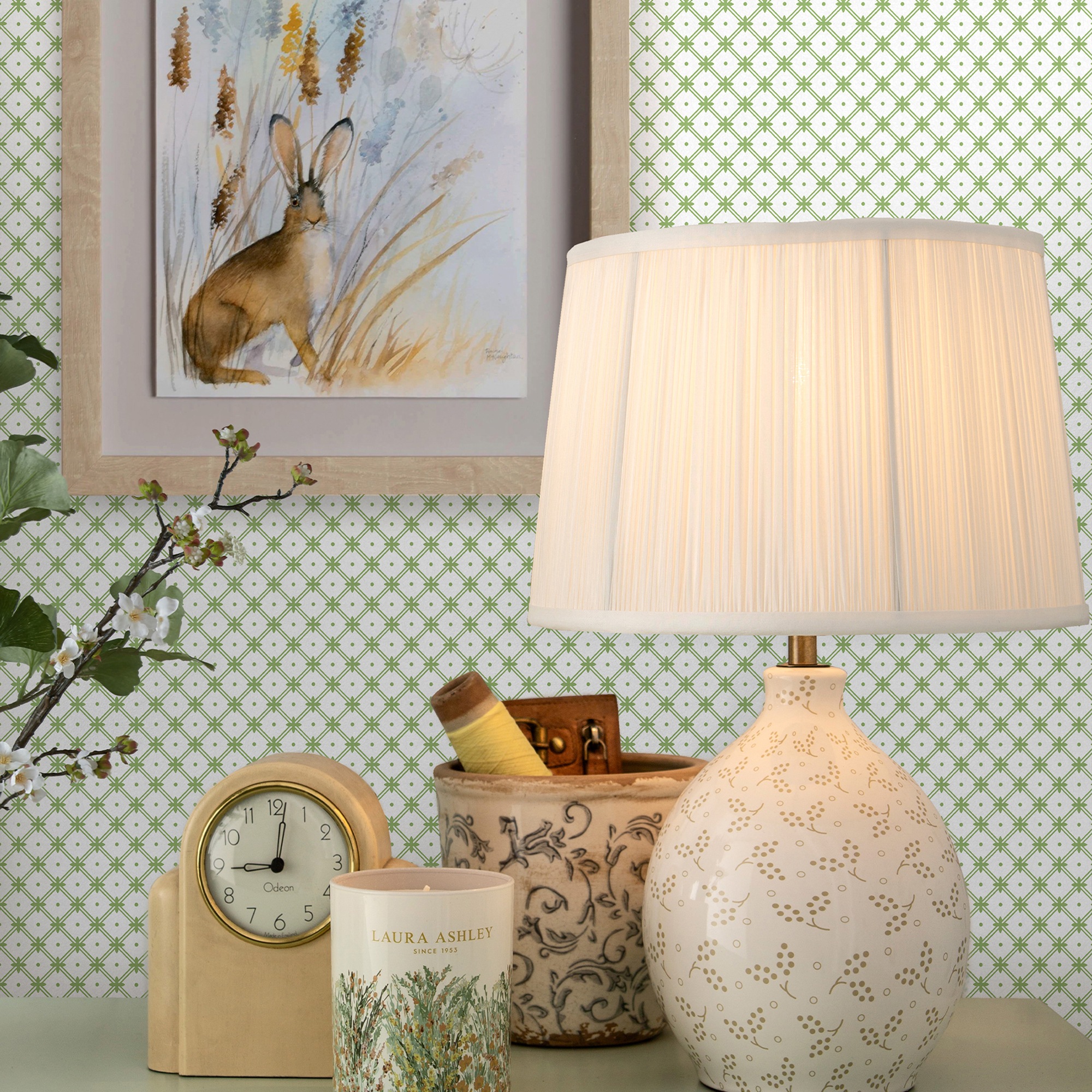 LAURA ASHLEY Vliestapete »Wickerwork«, 10mx52cm