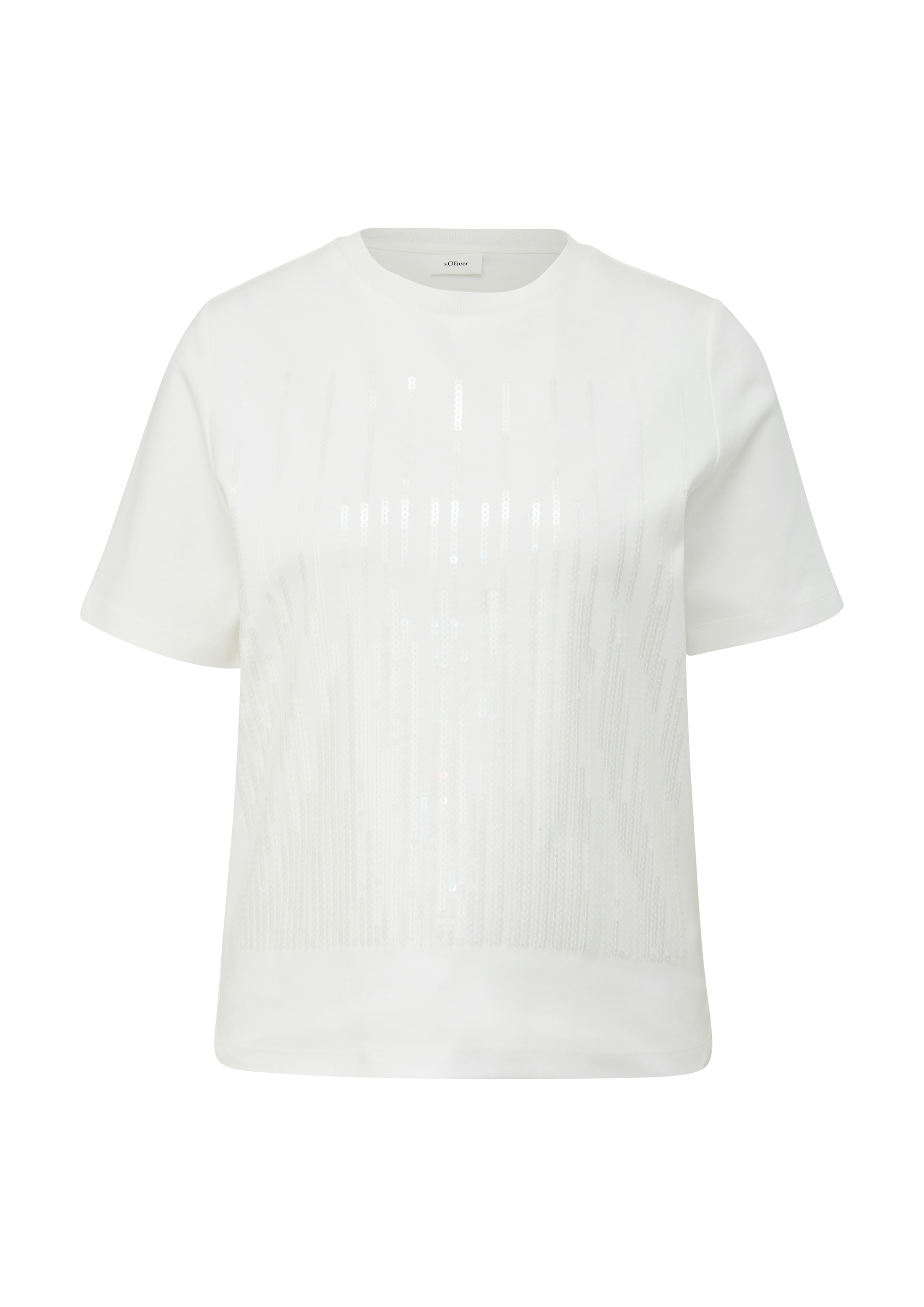 s.Oliver BLACK LABEL T-Shirt, mit Pailletten