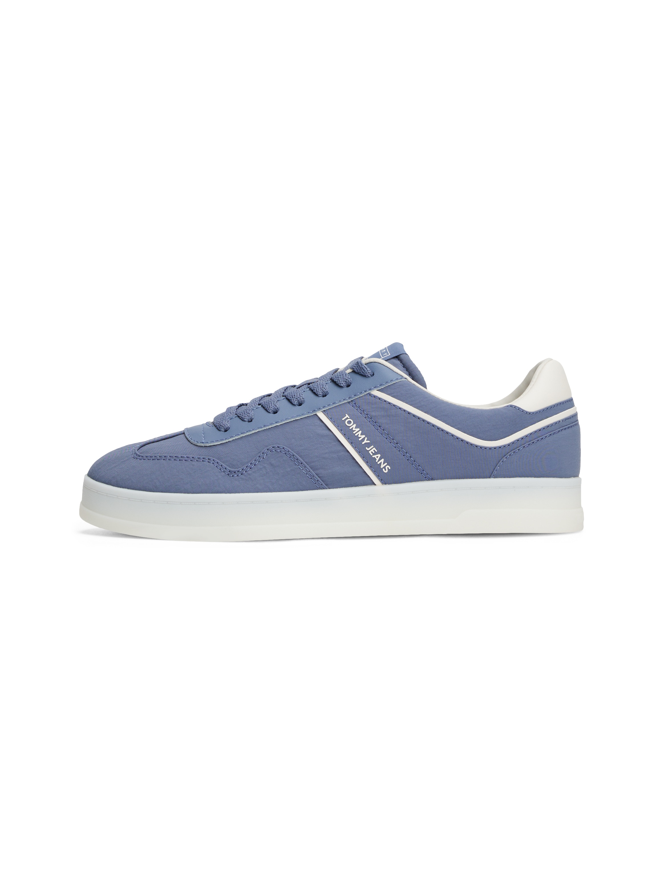 Tommy Jeans Sneaker »THE GREENWICH MIX MEDIA«, Freizeitschuh, Halbschuh, Schnürer mit Logo an der Schuhzunge