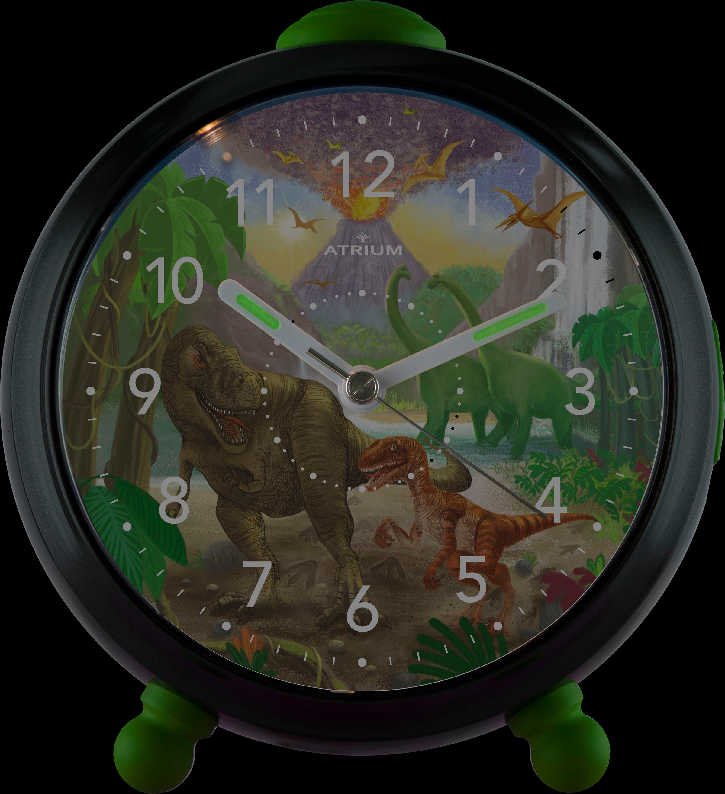 Atrium Quarzwecker »A932-4, Dinosaurierwecker«, Kinderwecker, Kinderzimmer, Geschenkidee, Schulanfang, Geburtstag