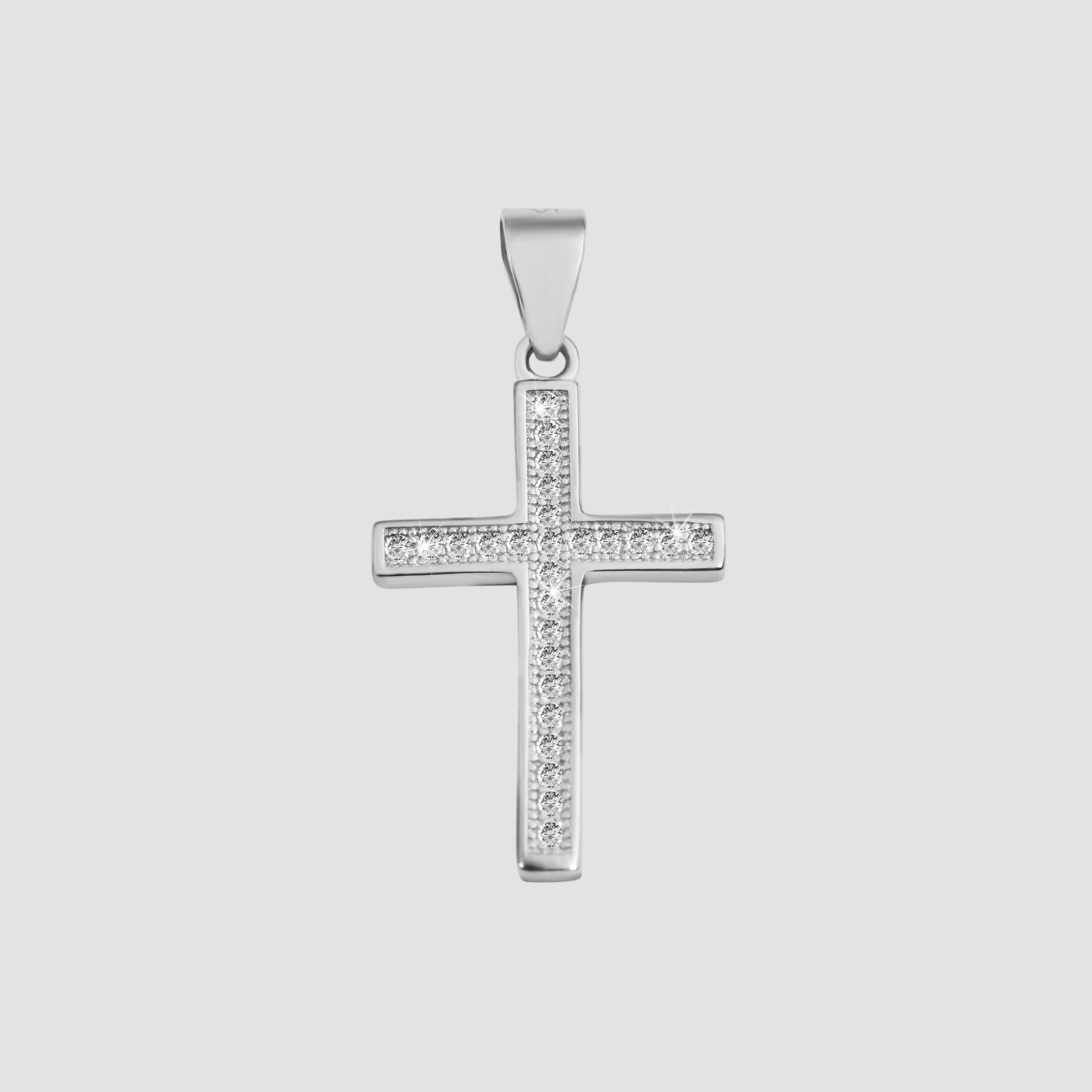 Adelia´s Kettenanhänger »Damen Anhänger – Kreuz Kreuzanhänger aus 925 Silber mit Zirkonia«  Zum Verschenken an Menschen, die Ihnen am Herzen liegen