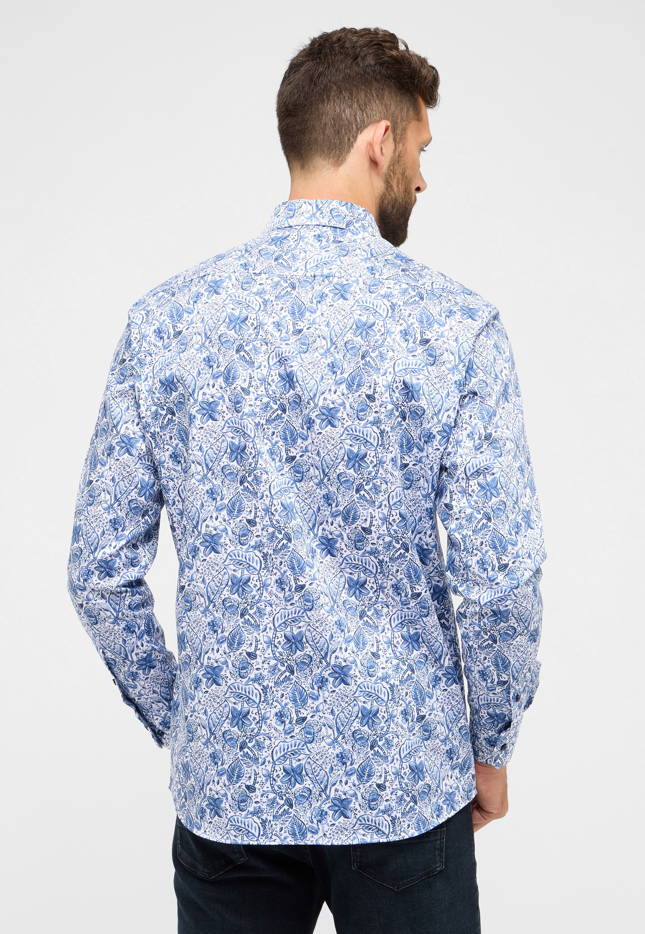 Eterna Langarmhemd "MODERN FIT", NON IRON (bügelfrei) günstig online kaufen