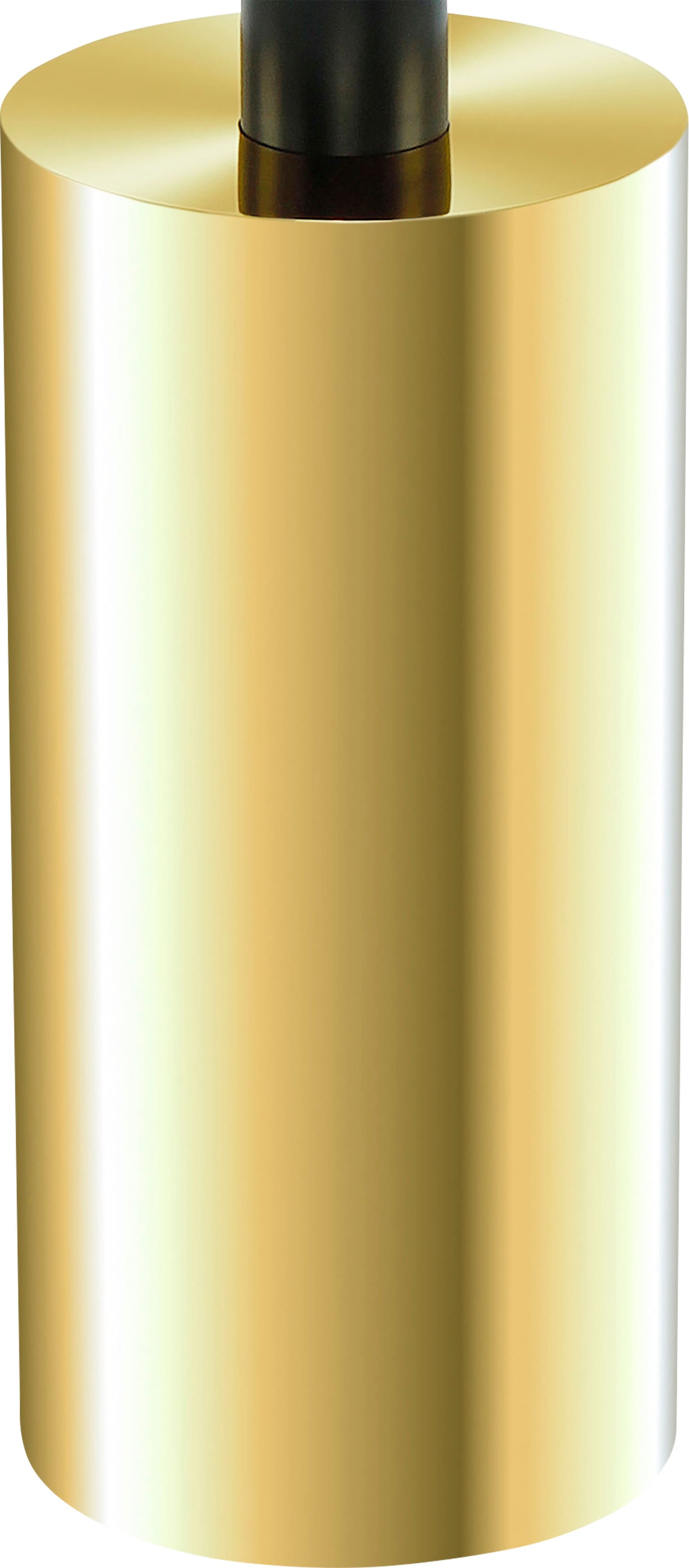 Kayoom Beistelltisch »Rosanna 525, Beistelltisch in glamourösem Stil,runde Glas-Tischplatte«, (1 St.), Runde Tischplatte, edles Design, zeitlose Farben, Sockel: Ø 15 cm