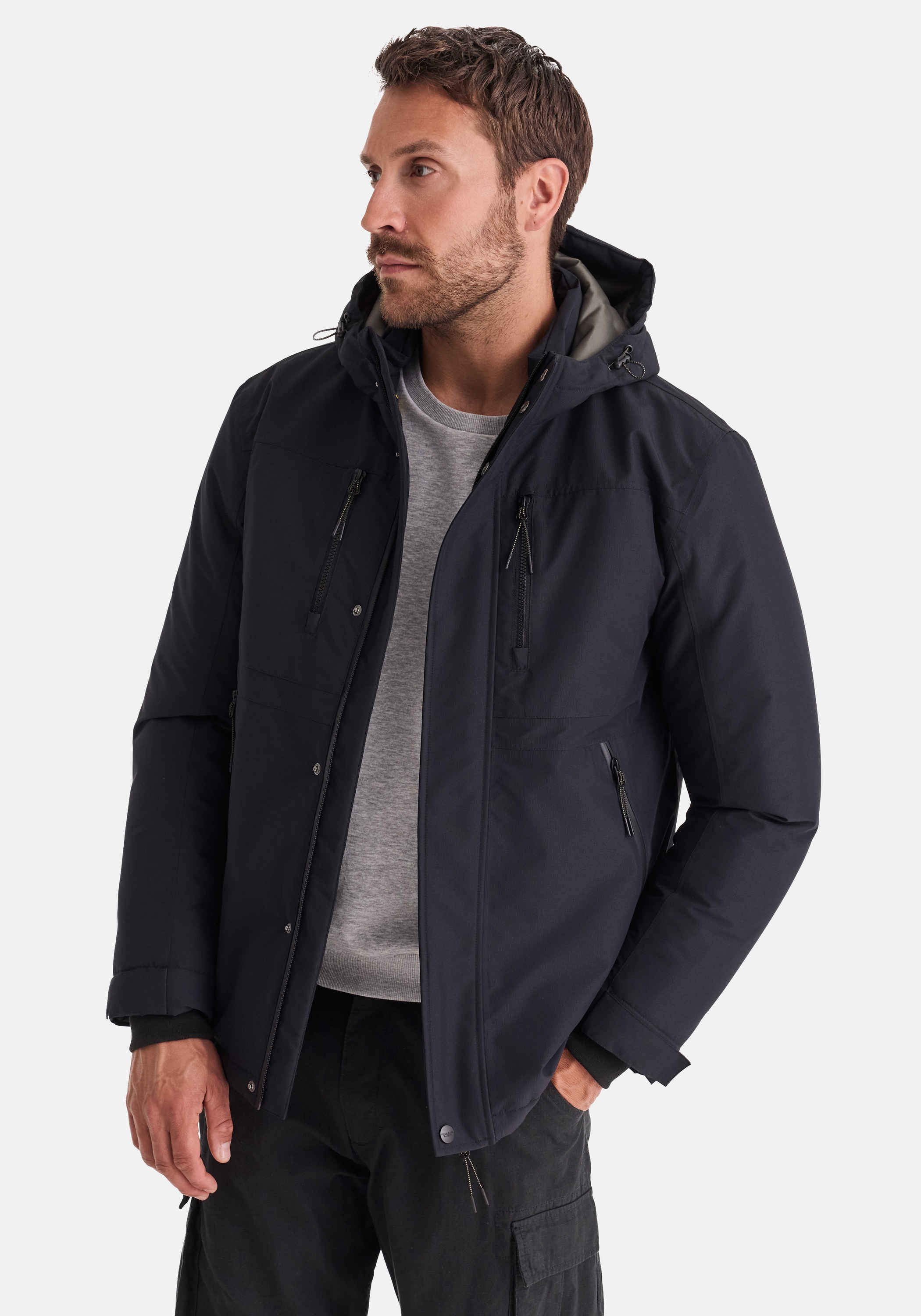 HERO by John Medoox »JAN Winter Outdoor Jacke Kapuze« Winter Outdoor Jacke Kapuze für Herren
