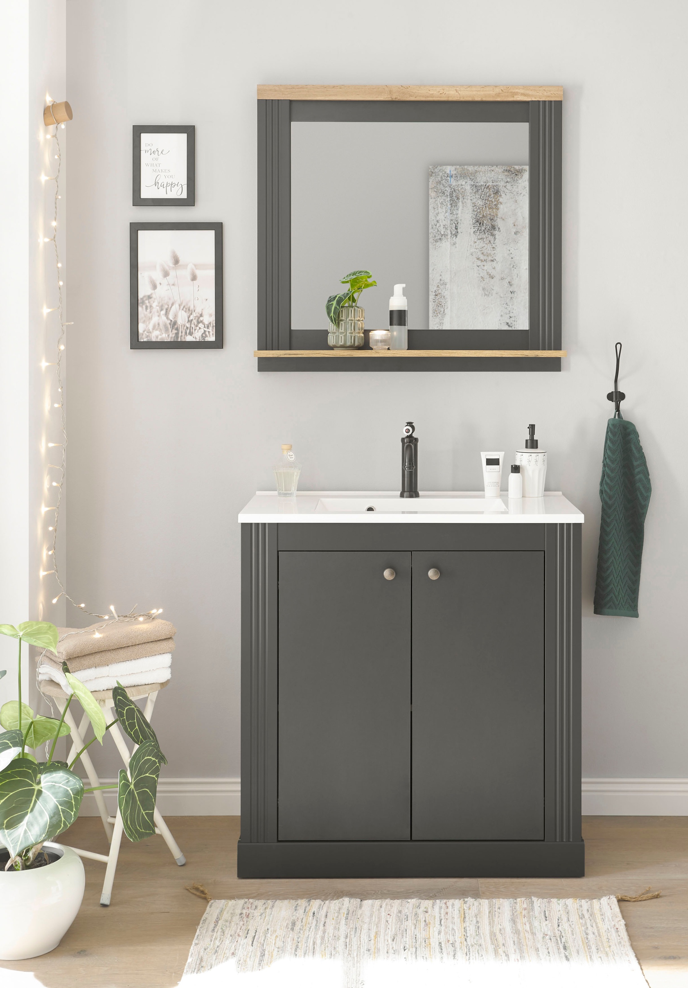 OTTO home Badmöbel-Set "WESTMINSTER, Bad im Landhausstil, 2-teiliges Badezi günstig online kaufen