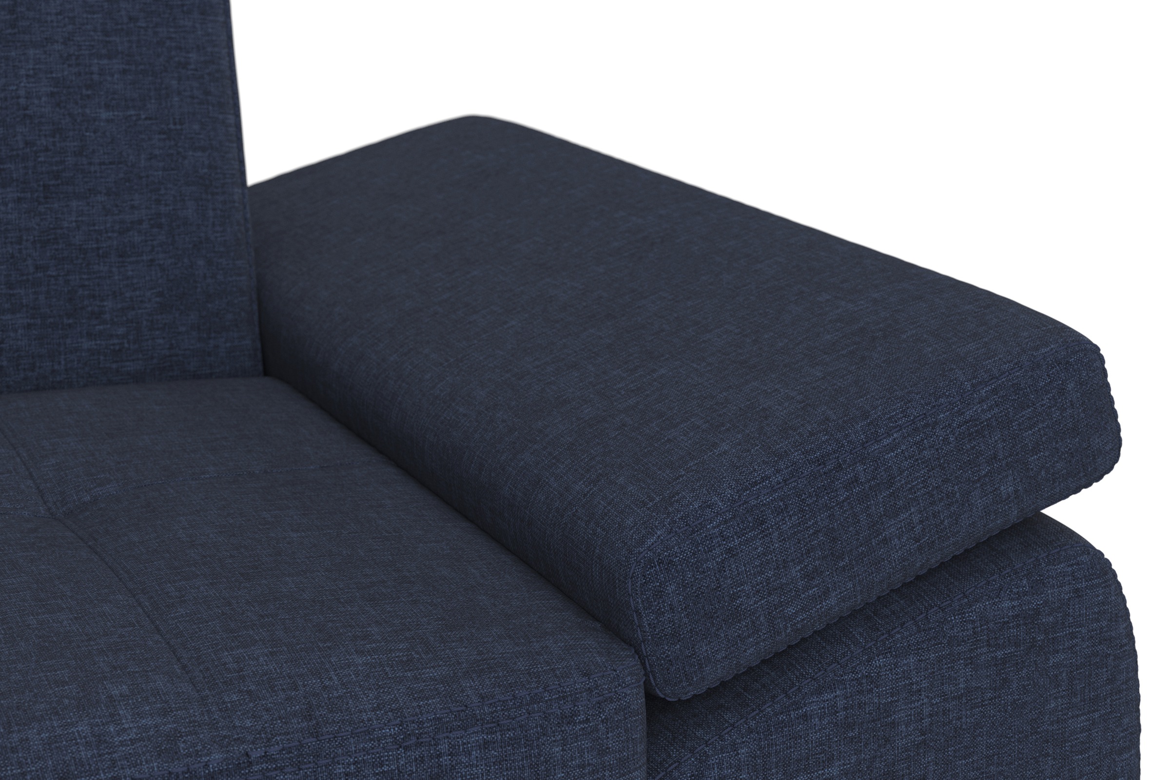 DOMO collection Ecksofa »Capelo L-Form«, mit Armteilverstellung, wahlweise mit Bettfunktion, Federkern