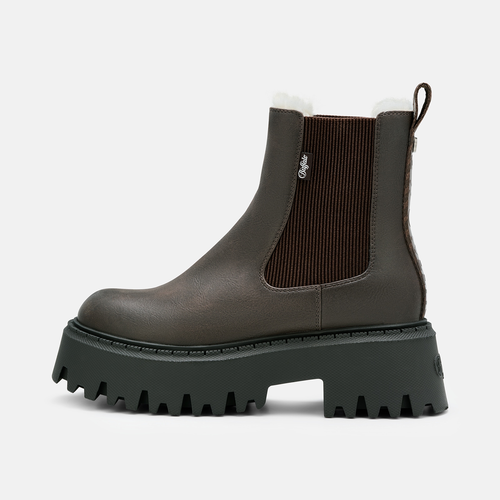 Buffalo Chelseaboots »ASPEN«  Stiefelette, Plateauboots mit Stretcheinsatz