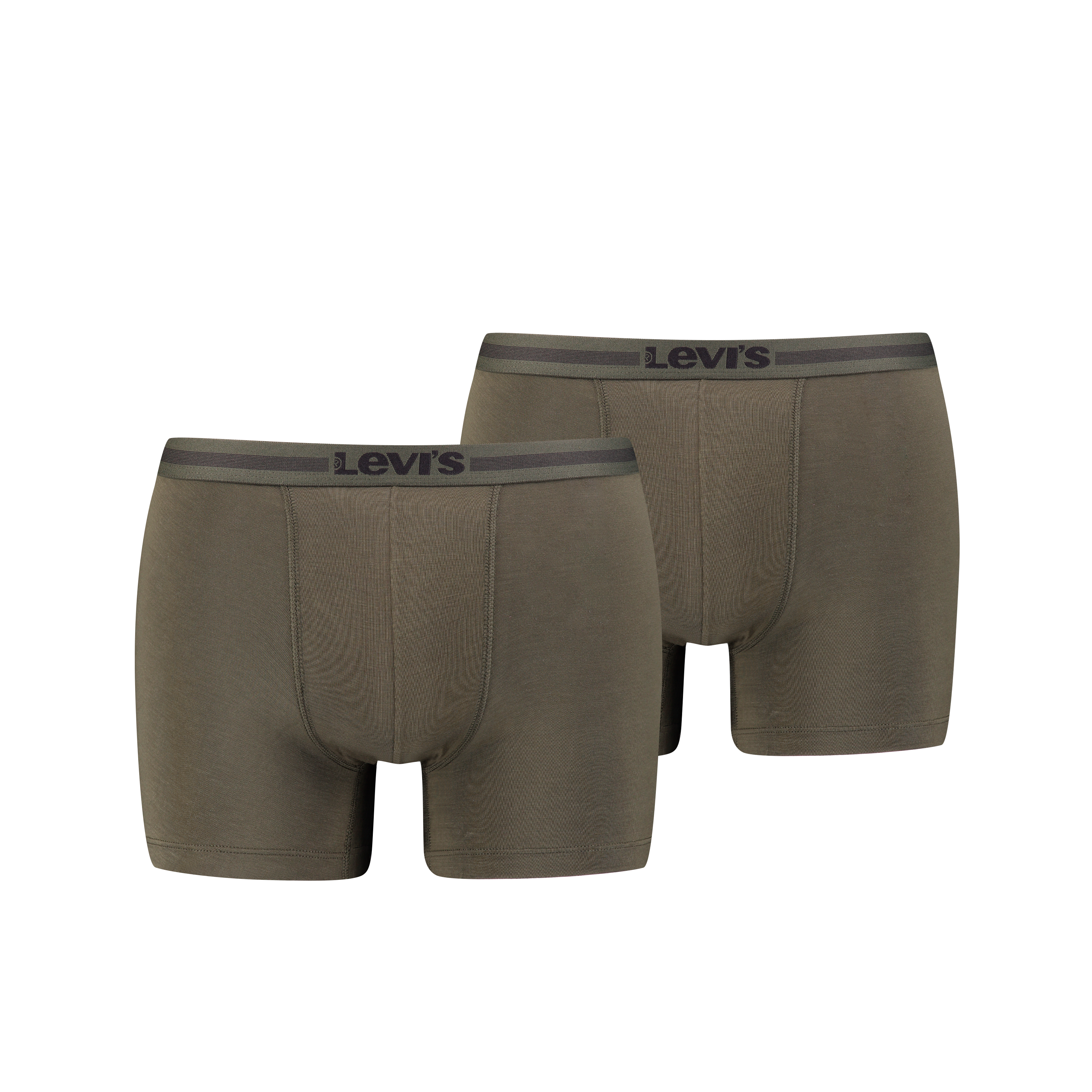 Levis Boxershorts "LEVIS MEN TENCEL BOXER BRIEF 2P" Packung, 2 Stk. mit breitem Logobund