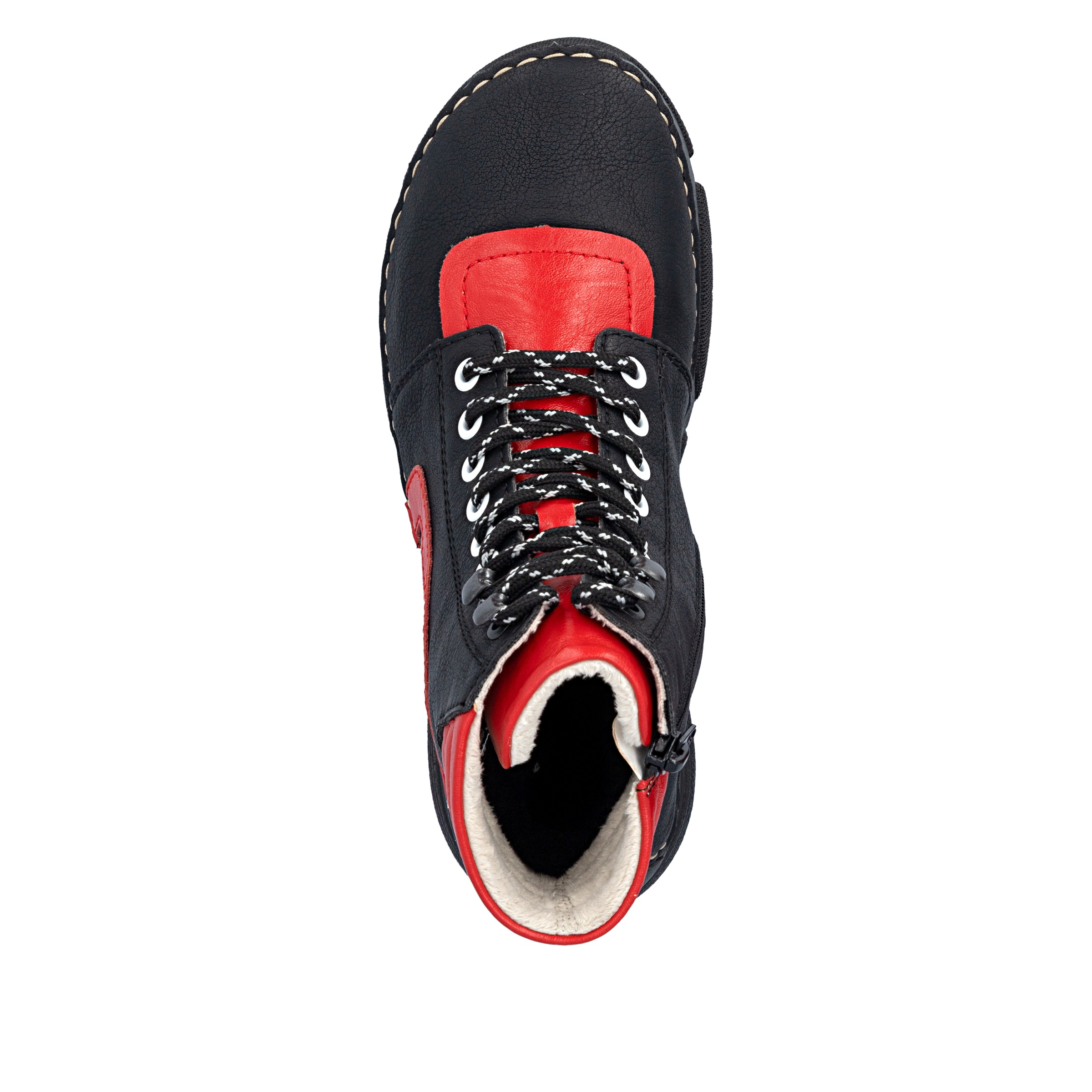 Rieker Sneakerboots  Schnürboots, Schnürstiefelette mit zusätzlichem Innenreißverschluss