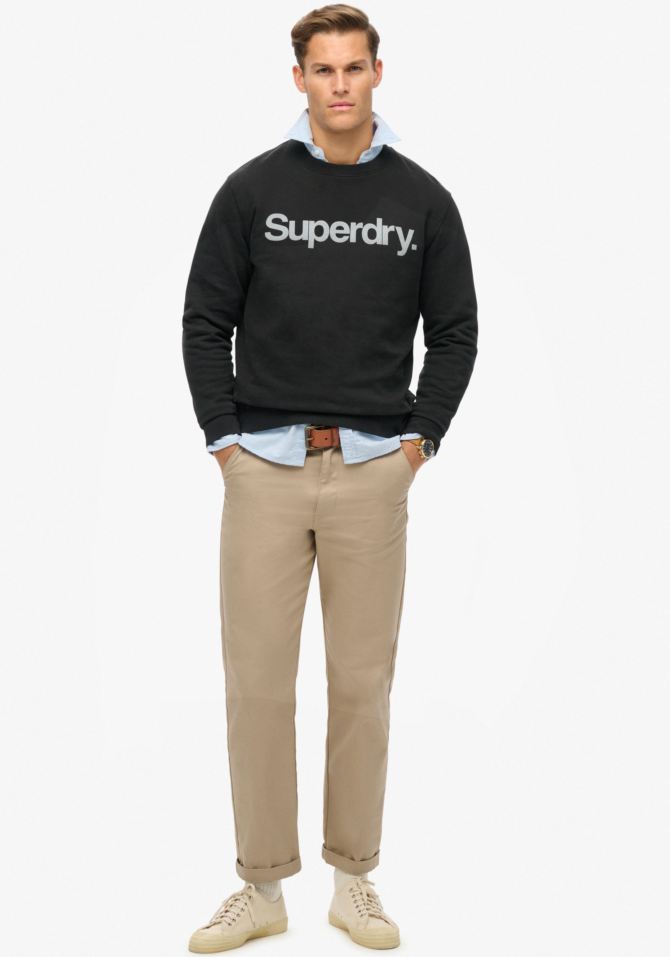 Superdry Sweatshirt »CORE LOGO CITY LOOSE CREW«