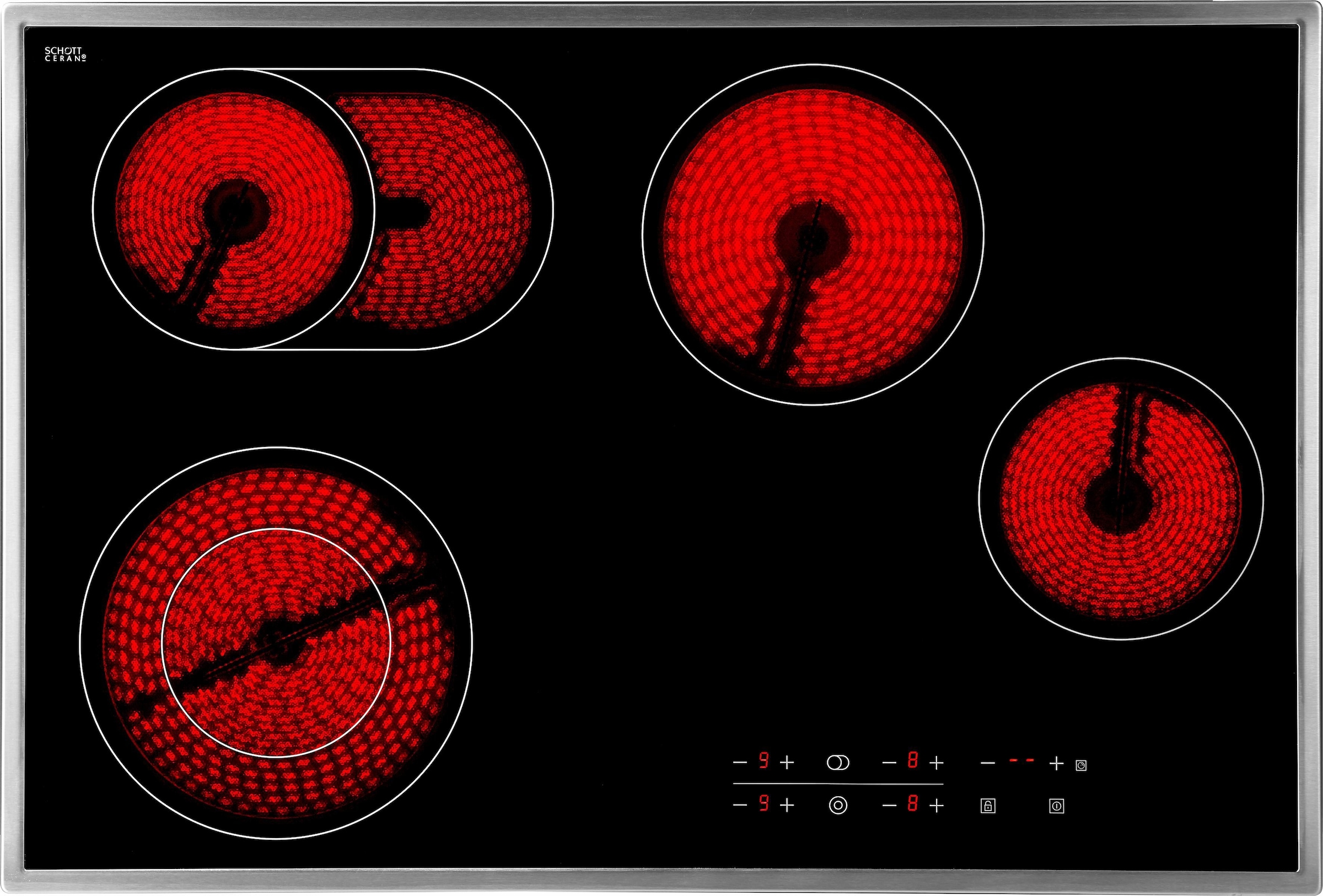 Elektro-Kochfeld von SCHOTT CERAN®, MC-HF726, mit Timer