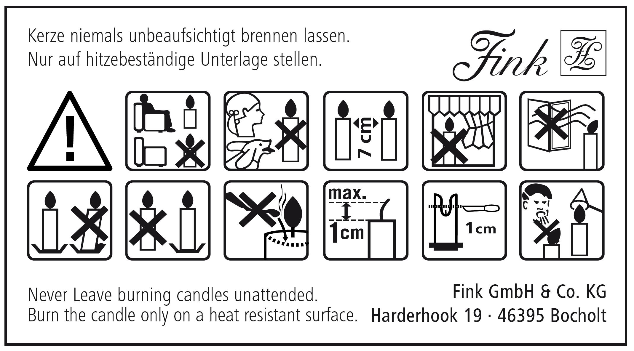 Fink Stumpenkerze »CANDLE«