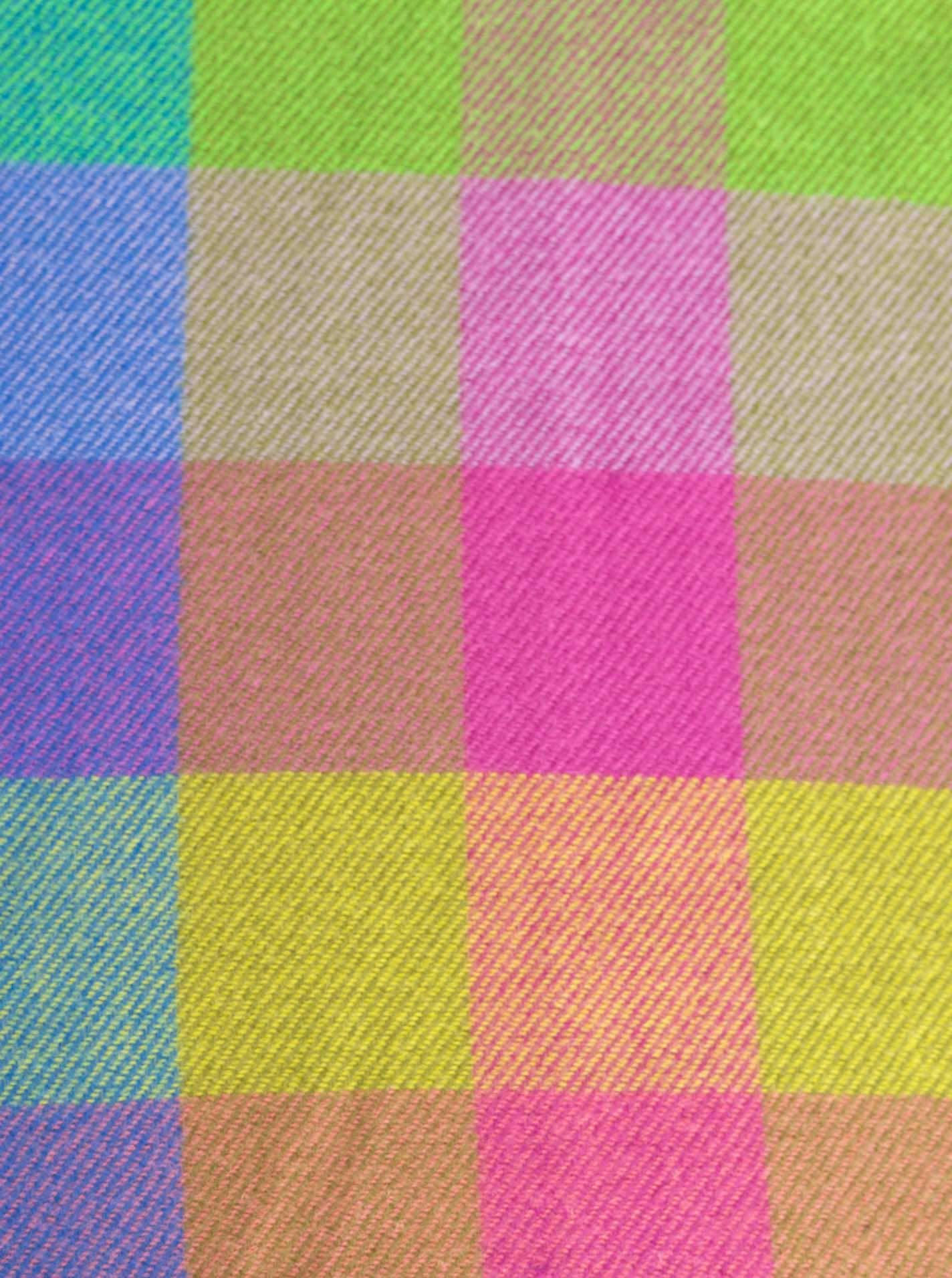 Zwillingsherz Schal »Classic Karo« zeitloses Karomuster, weiche Qualität, Fransenabschluss, multicolor