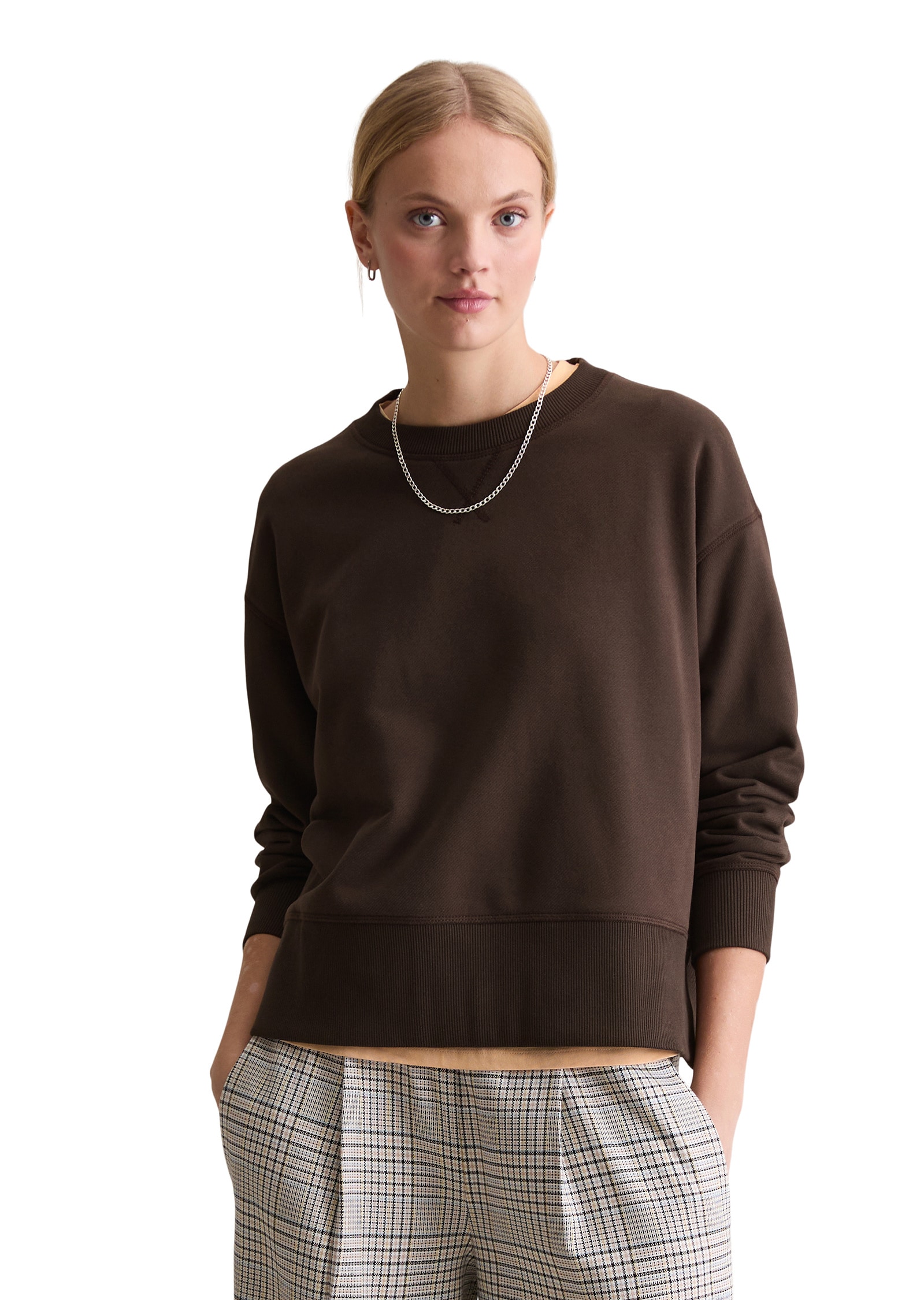 Marc O'Polo Denim Women's Sweatshirt Black Espresso Size L