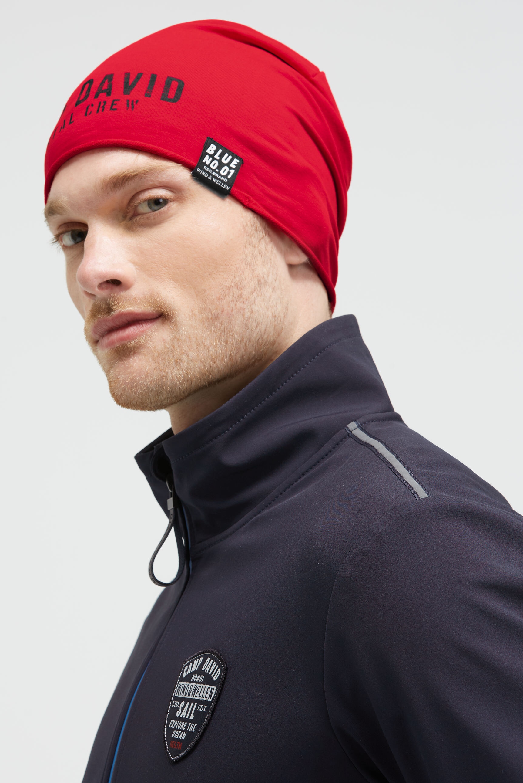 CAMP DAVID Strickmütze mit Rollsaum