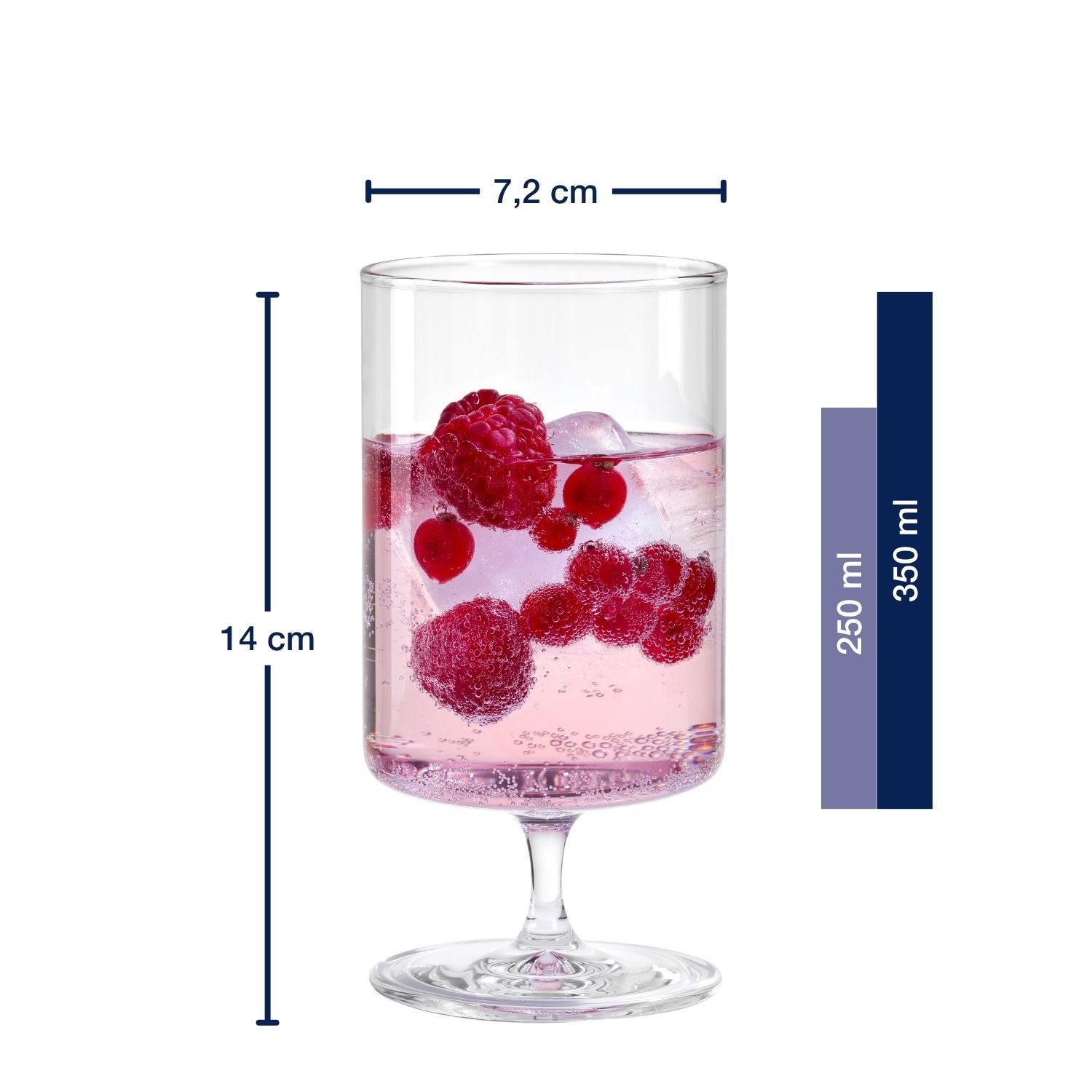LEONARDO Longdrinkglas »Trinkgläser BASSO, 2er-Set, 350 ml«
