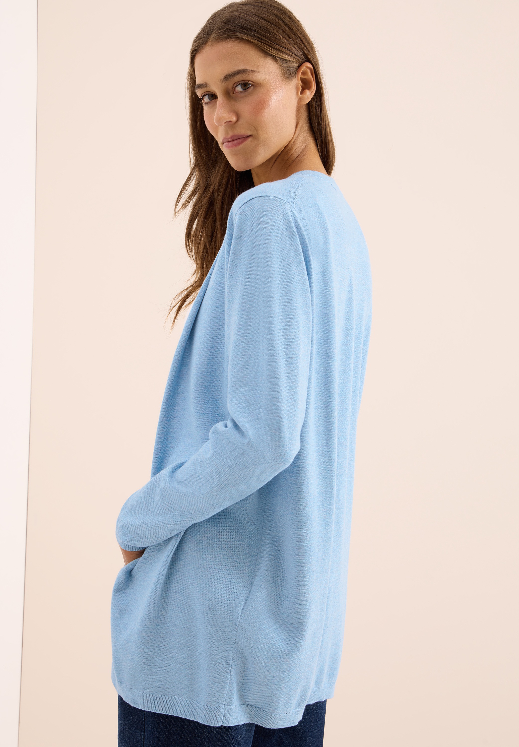 Cecil Longstrickjacke softe Baumwollmischung günstig online kaufen