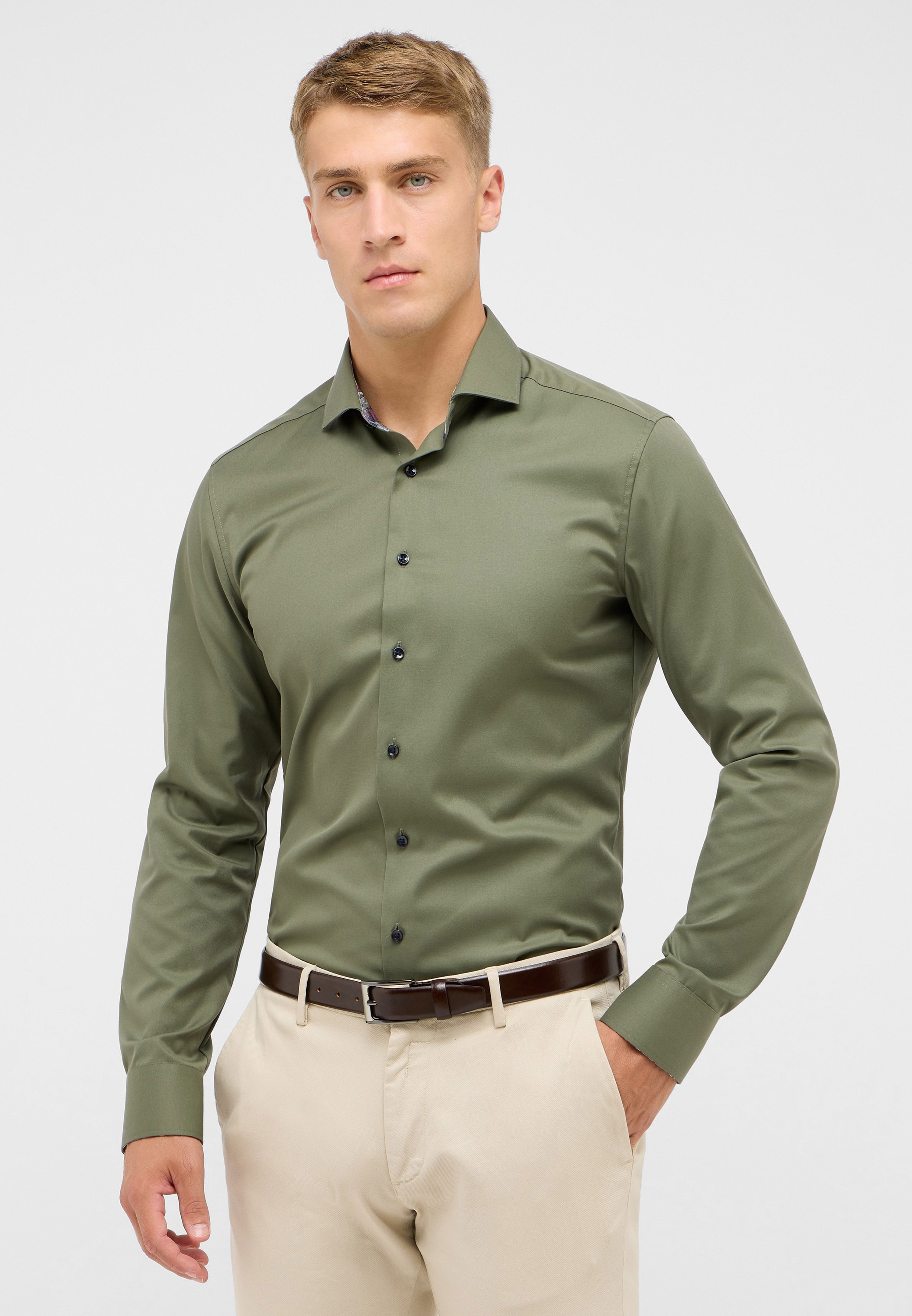 Eterna Langarmhemd "SLIM FIT", NON IRON (bügelfrei) günstig online kaufen