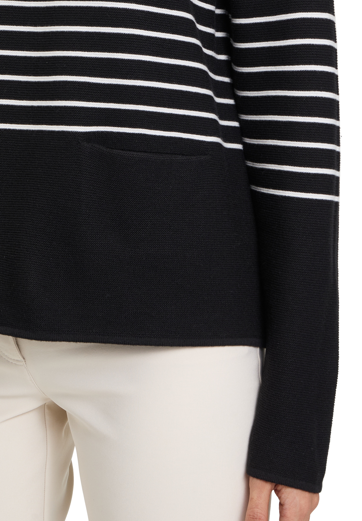Betty Barclay Strickpullover »Betty Barclay Feinstrickpullover mit Eingrifftaschen«, (1 tlg.), Struktur