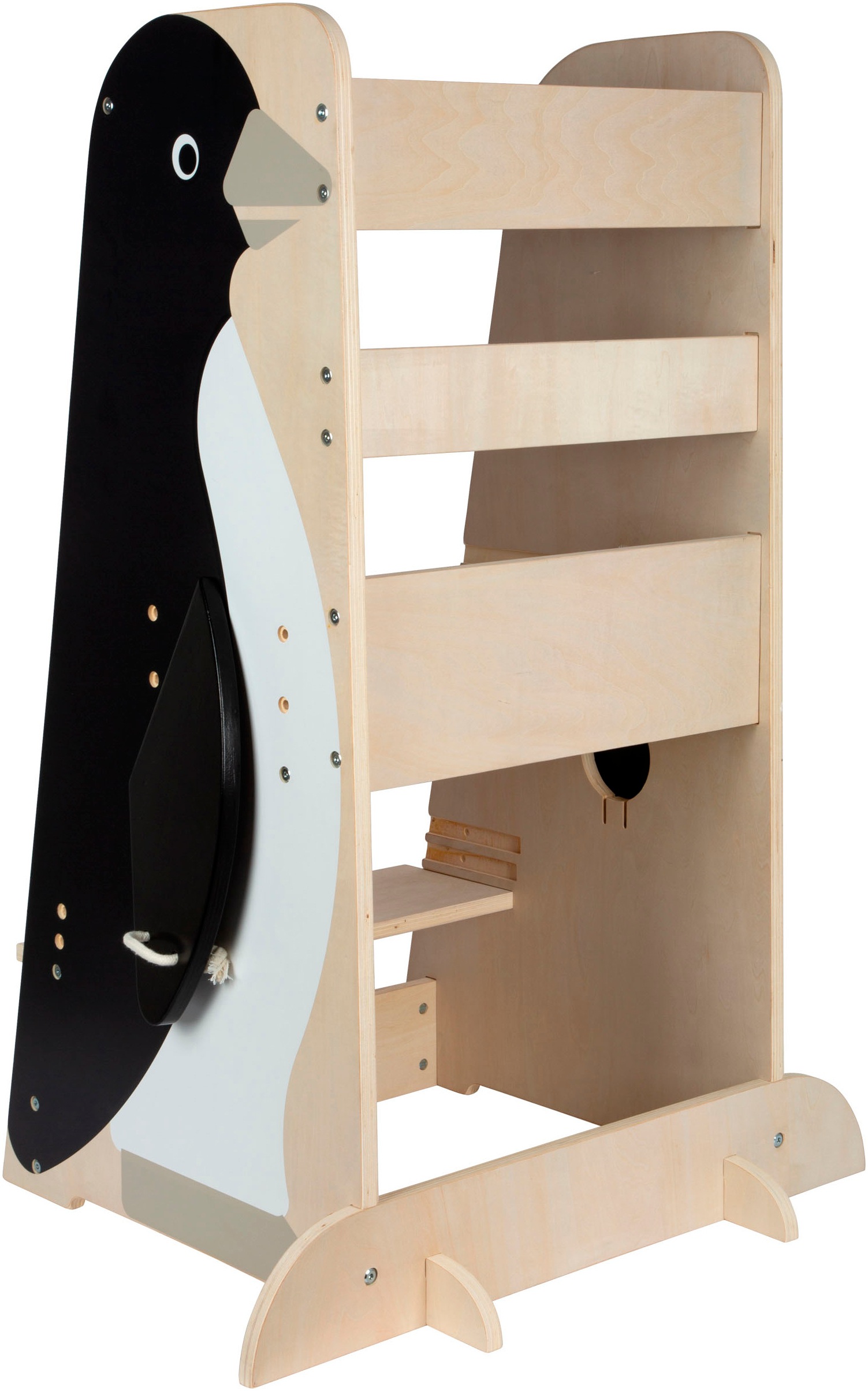 Small Foot Schwarz Lernturm Pinguin »Wildlife« - 64X53x92cm - Image 5