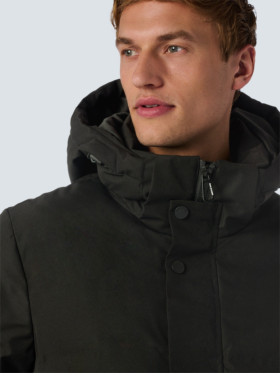 NO EXCESS Steppjacke, mit Kapuze, mit Kapuze