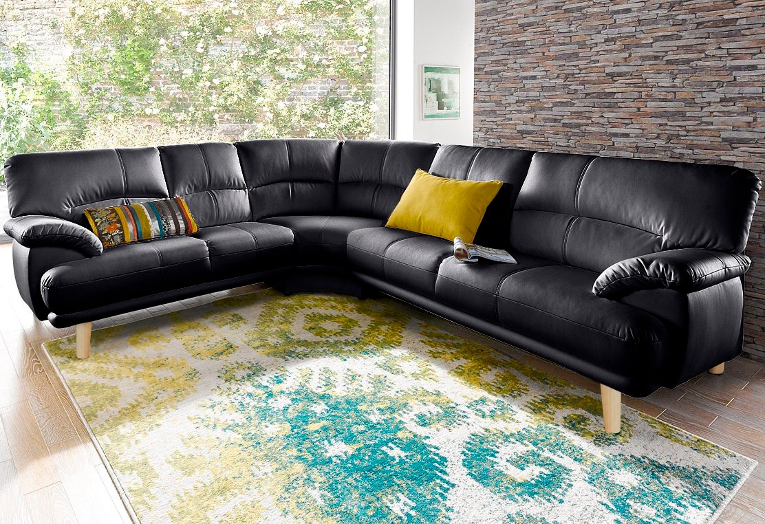 TRENDMANUFAKTUR Polsterecke "Cecilia, italienisches Designsprache, modern u günstig online kaufen