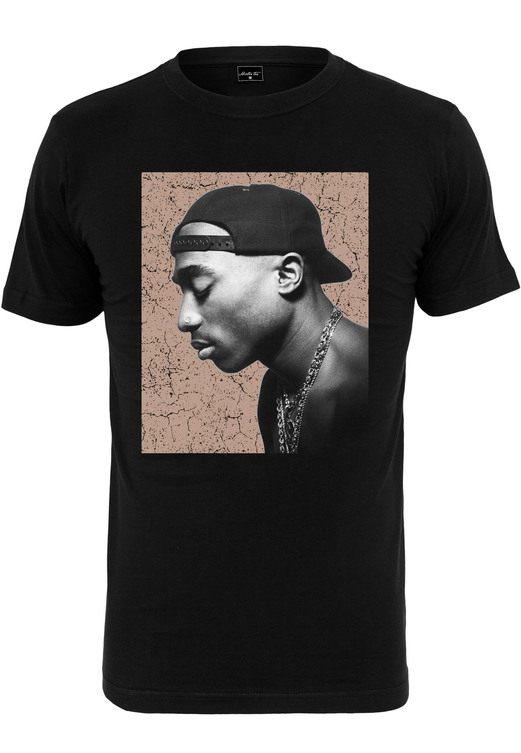 MisterTee T-Shirt »MisterTee Herren Tupac Cracked Background Tee«, (1 tlg.)