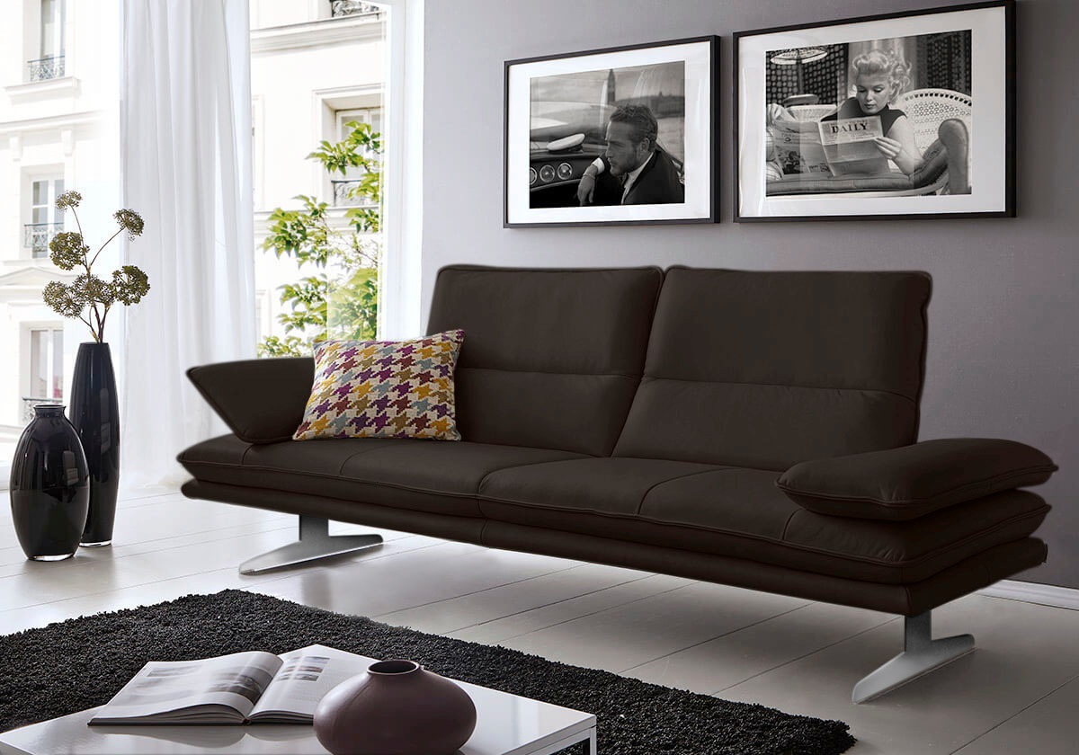 Thumbnail - W.SCHILLIG 2,5-Sitzer "broadway Designsofa mit hohem Sitzkomfort", Sitztiefenverstellung, Kopfteil- & Seitenteilverstell...