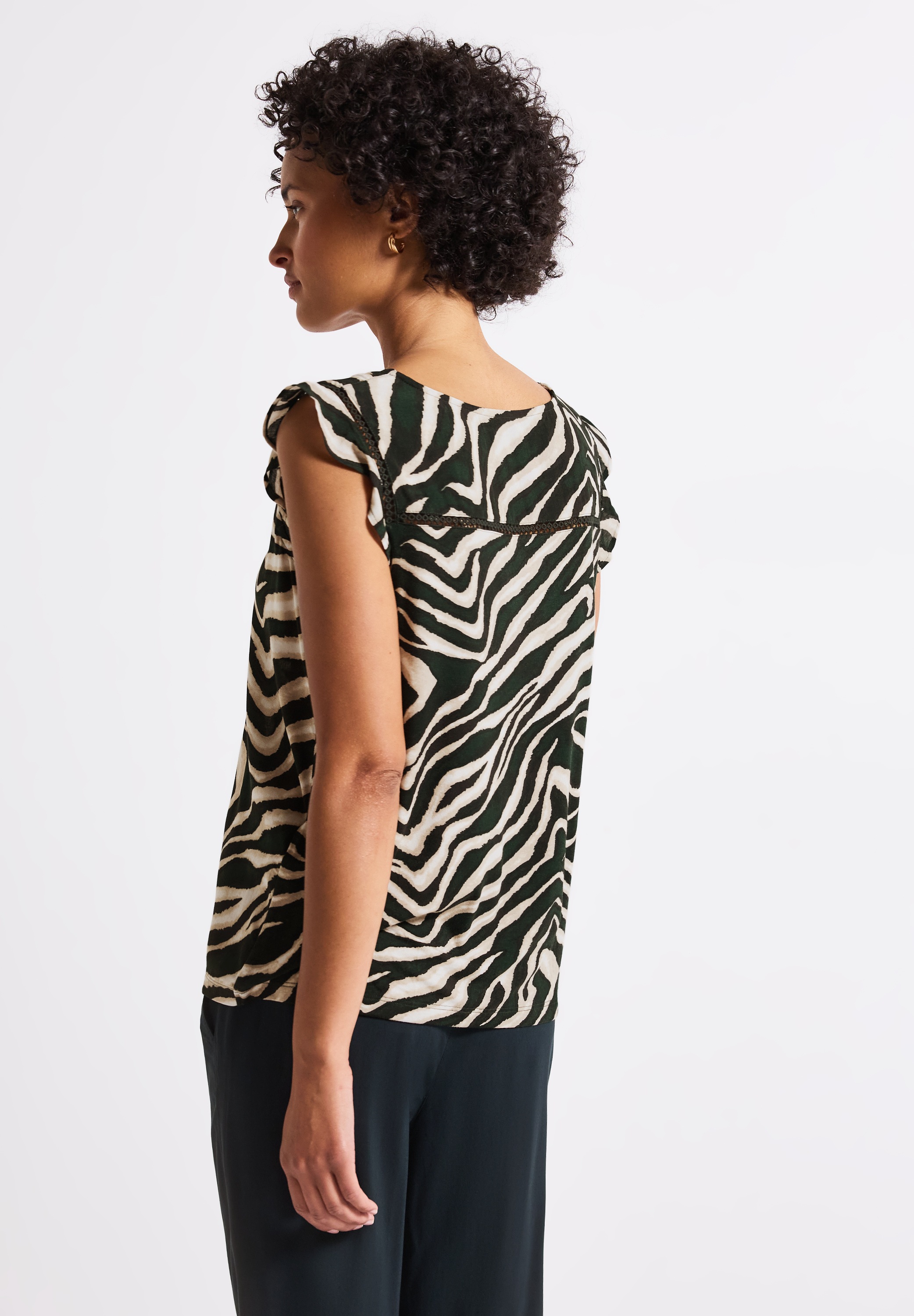 STREET ONE Shirttop, mit All-Over Print günstig online kaufen