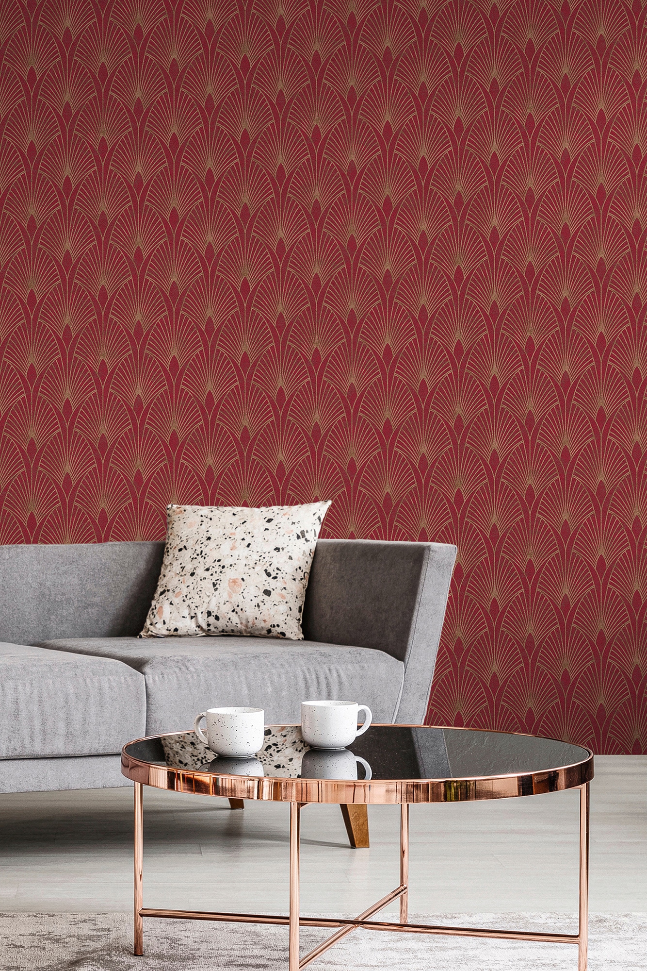 living walls Vliestapete »New Walls 50's Glam Art Deco Optik«, Barock, Tapete Art Deco