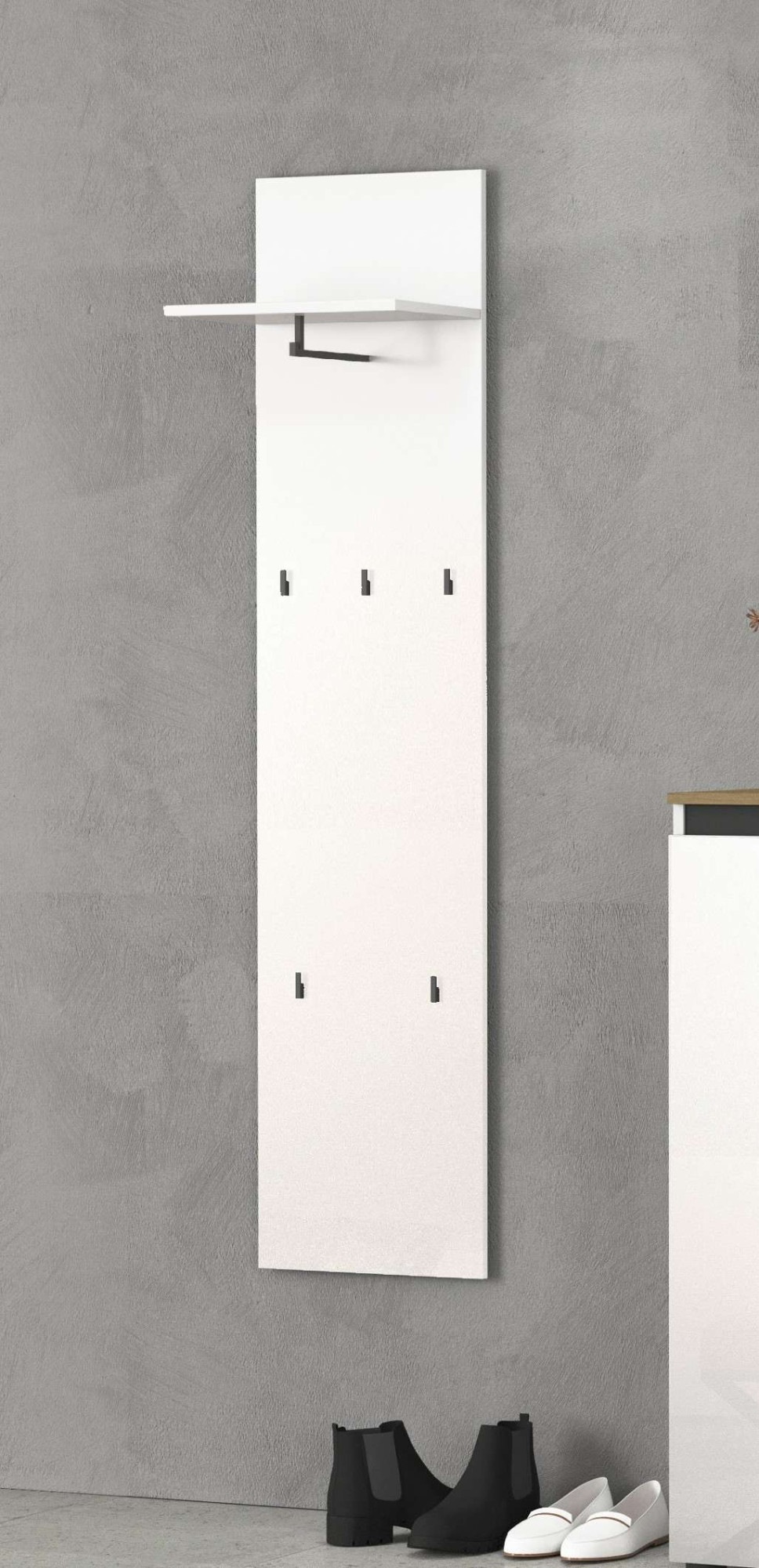 Home affaire Garderobenpaneel "Wandpaneel ZIPPO mit 5 Haken und Hutablage, günstig online kaufen