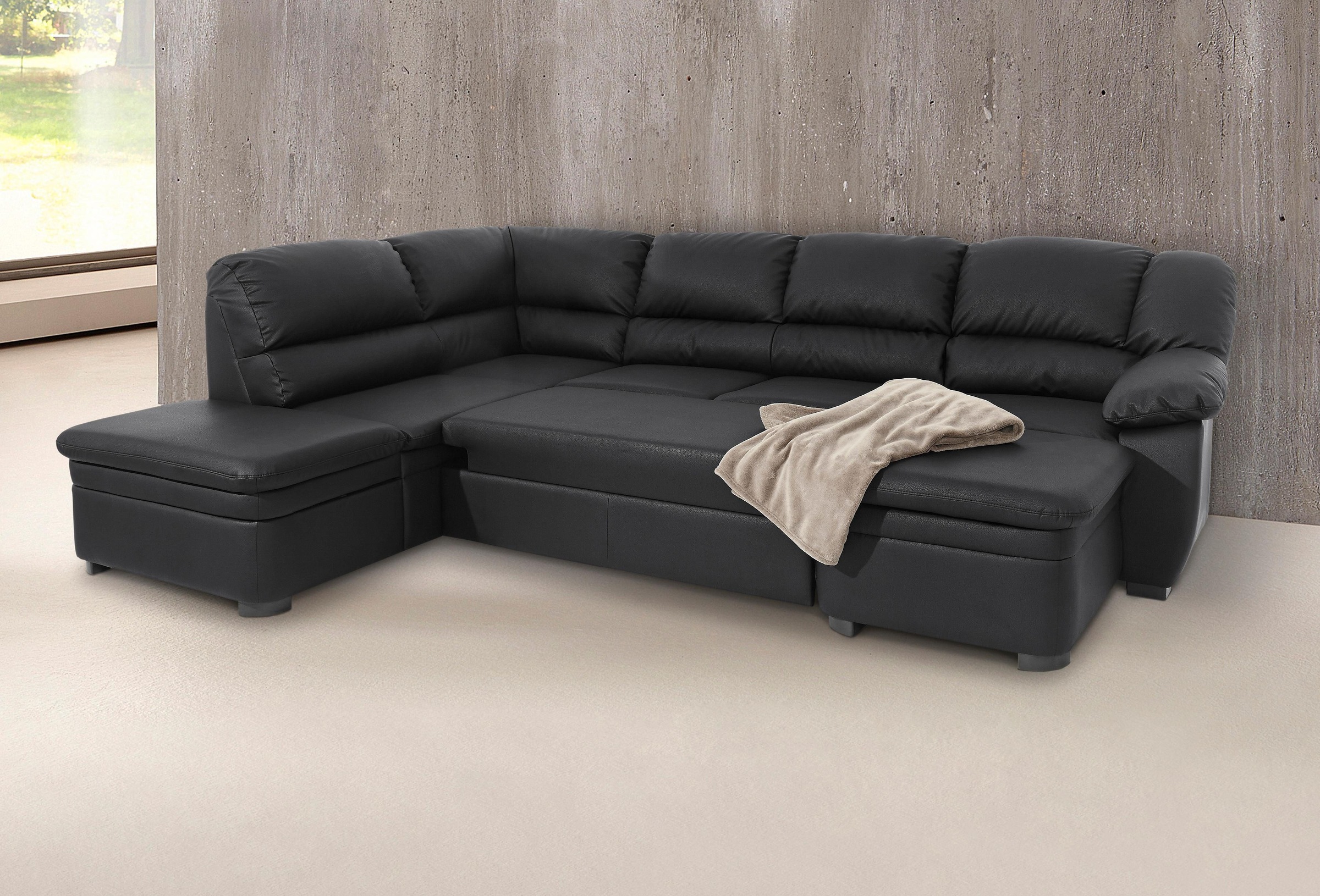 COTTA Sofa »Casino U-Form« patogi su miegoji...