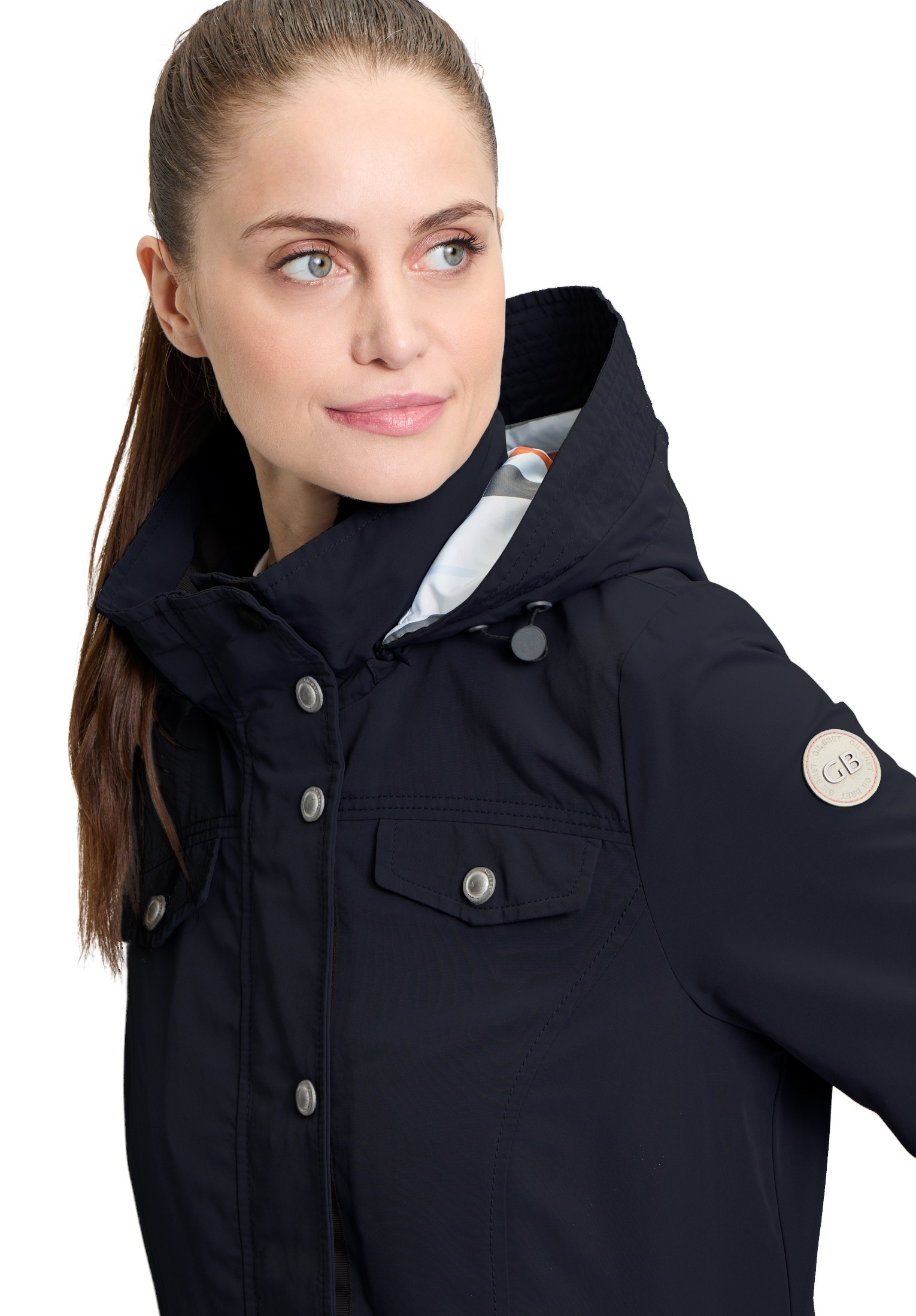 Gil Bret Outdoorjacke, mit Kapuze, mit abnehmbarer Kapuze