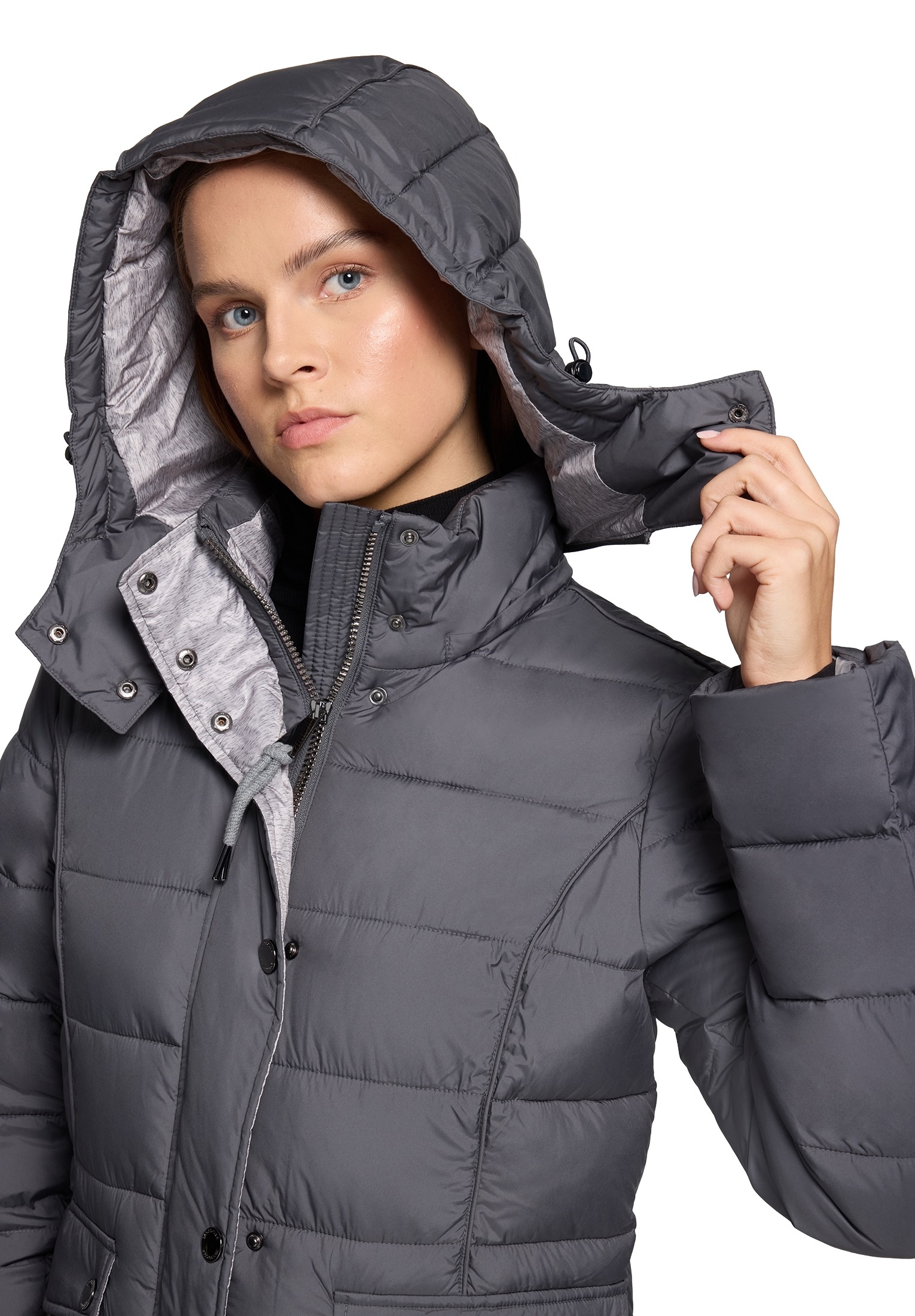 Betty Barclay Steppjacke »Damen Steppjacke mit abnehmbarer Kapuze« mitKapuze