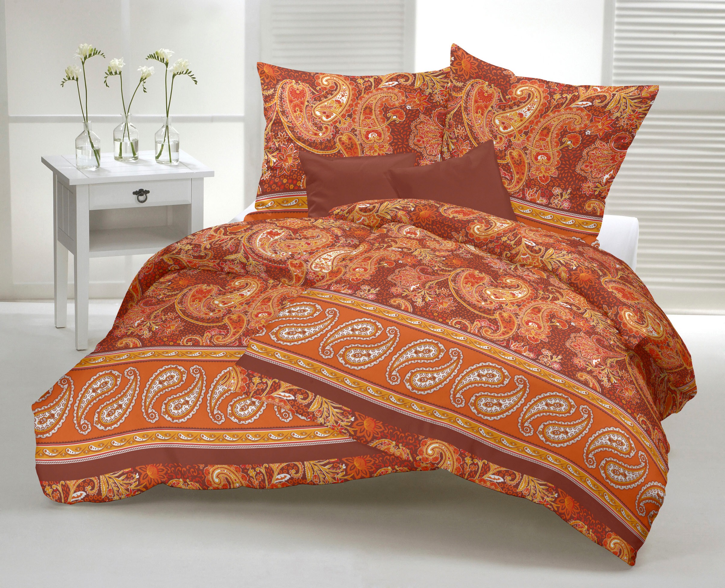 CASATEX Bettwäsche "Sentta" 2 Stk. tlg. harmonisches Paisleydessin günstig online kaufen