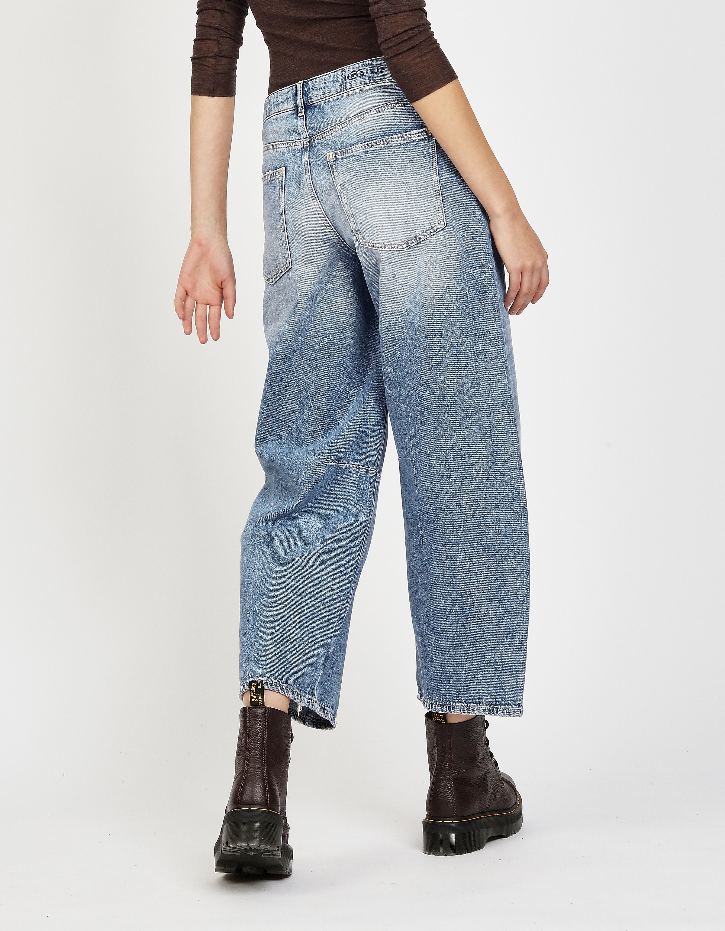 GANG 5-Pocket-Jeans "94SARINA", mit Abnähern an Knie und Saum günstig online kaufen
