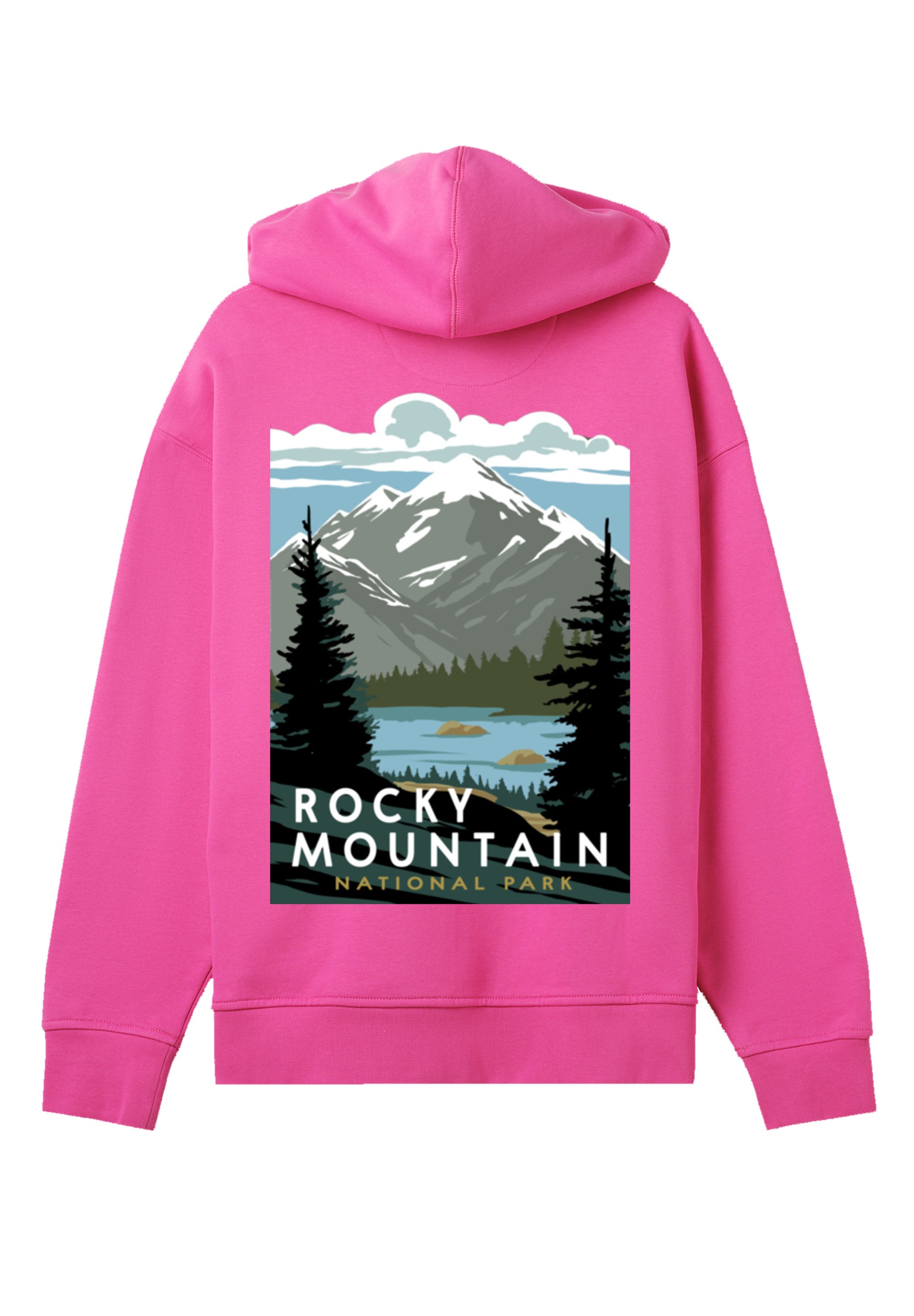 F4NT4STIC Kapuzenpullover "US National Parks Rocky Mountain National Park" günstig online kaufen