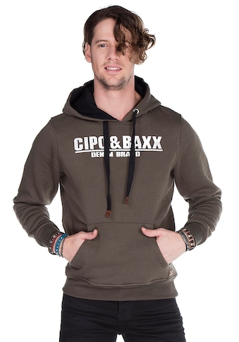 Cipo & Baxx Kapuzensweatshirt, mit Markenlogo kaufen