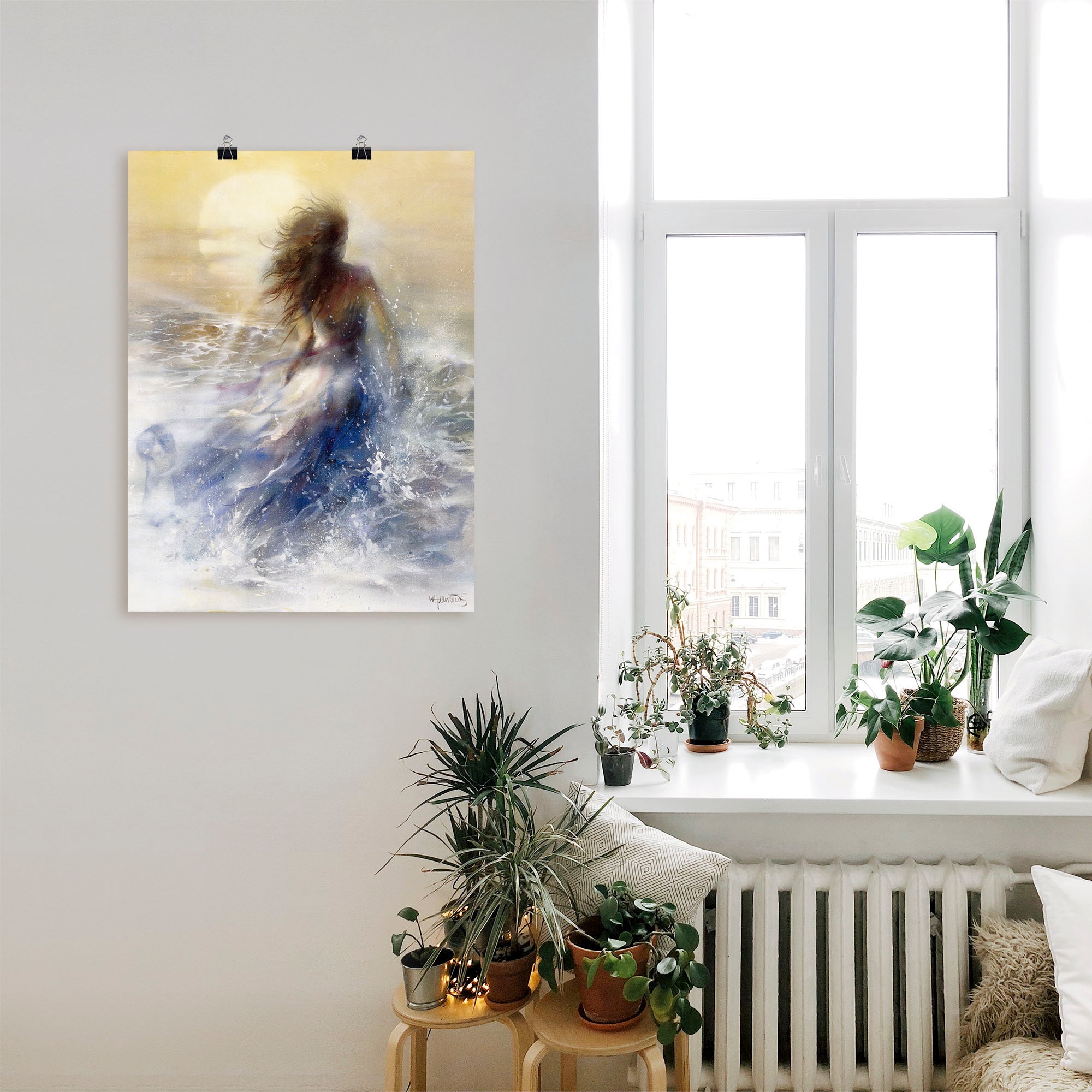 Artland Wandbild »Sommer I«, Frau, (1 St.), als Leinwandbild, Poster, Wandaufkleber in verschied. Größen
