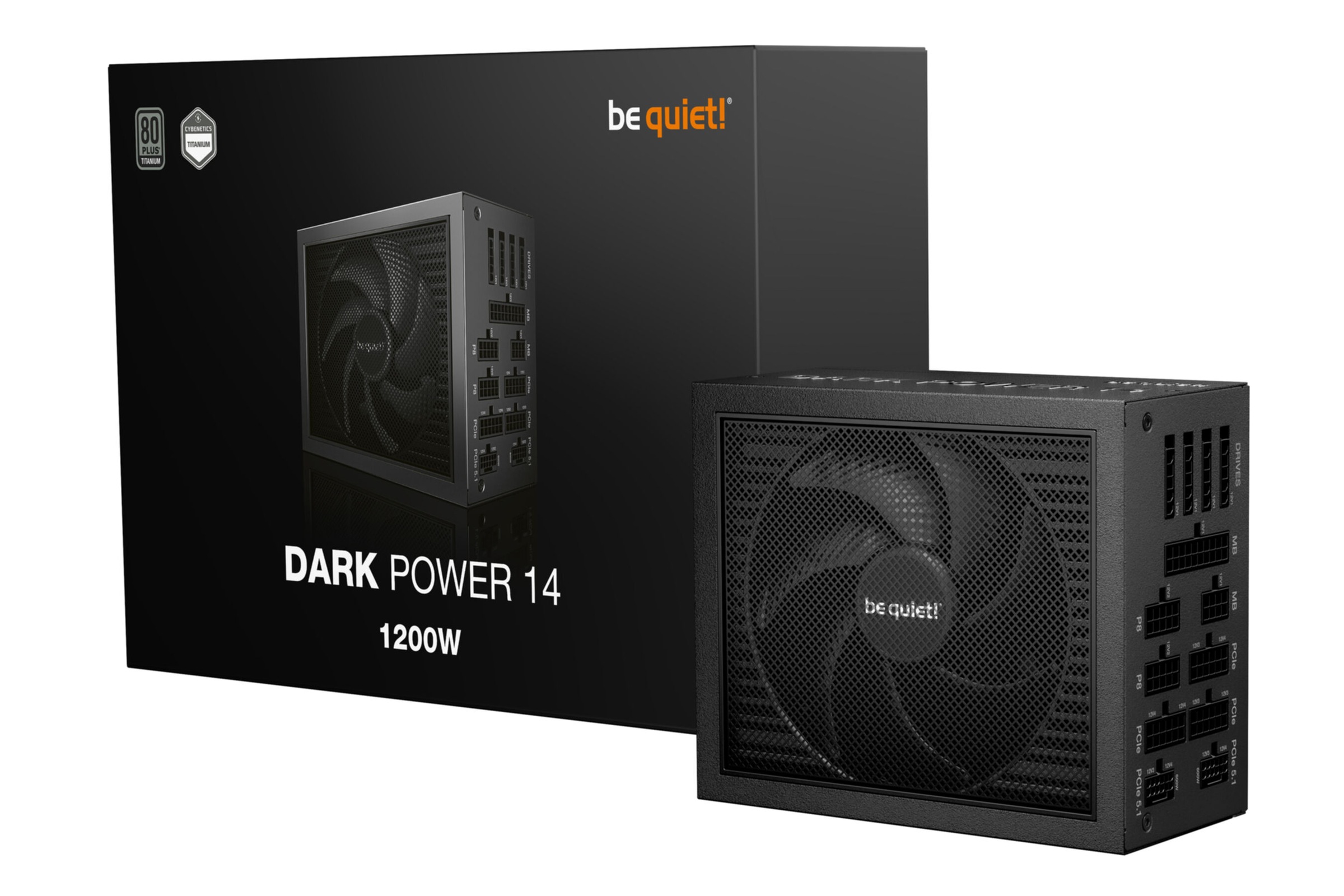 "BE QUIET Netzteil ""Dark Power 14 1200 W - 80 Plus Titanium"", schwarz, B:23,3cm H:12,7cm T:36cm, Netzteile"