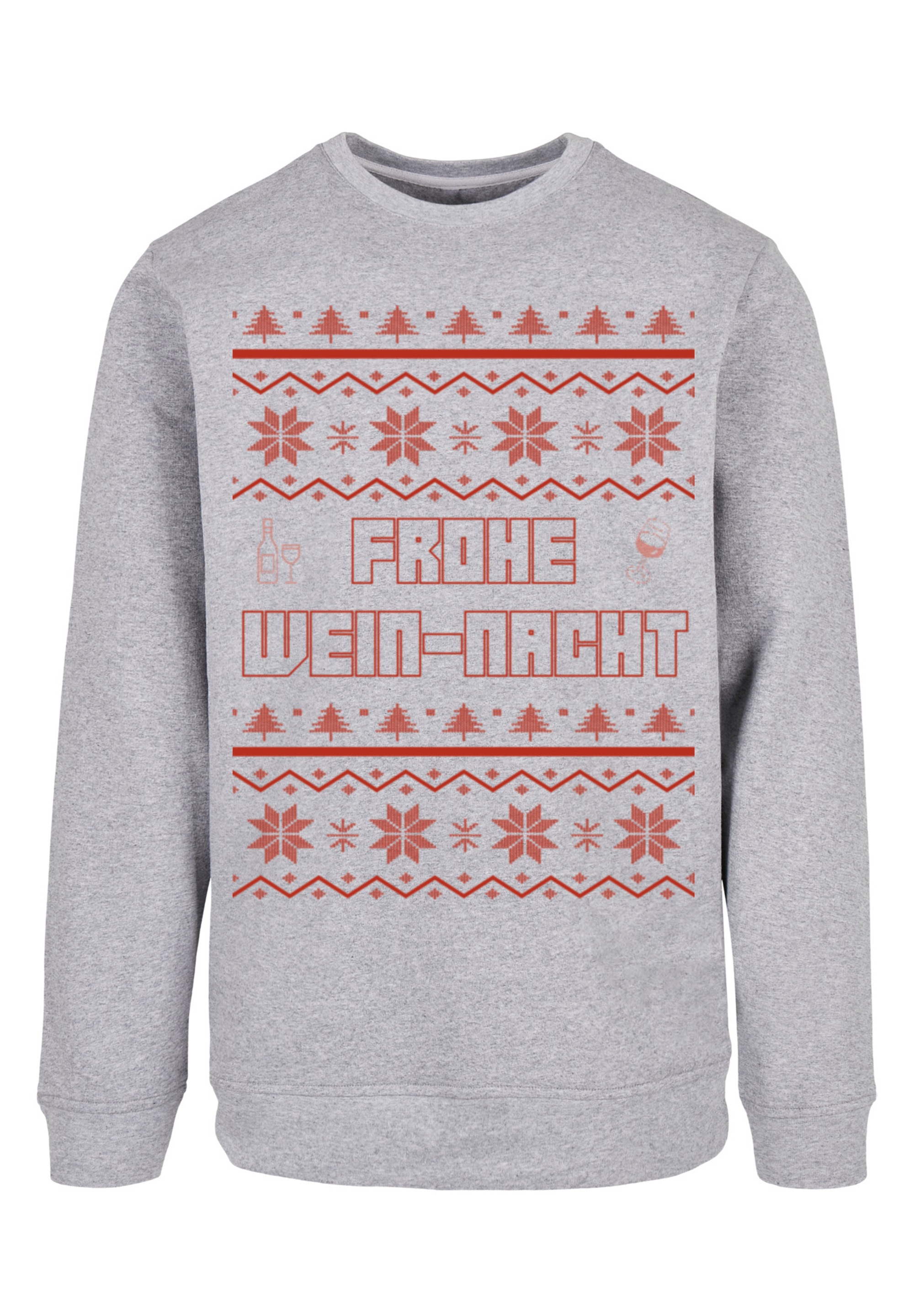 F4NT4STIC Kapuzenpullover »Frohe Wein-Nacht«, Print